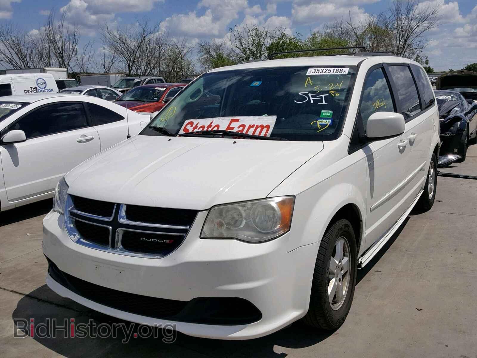 2012 DODGE CARAVAN - VIN: 2C4RDGCG1CR372096 - Фото 2