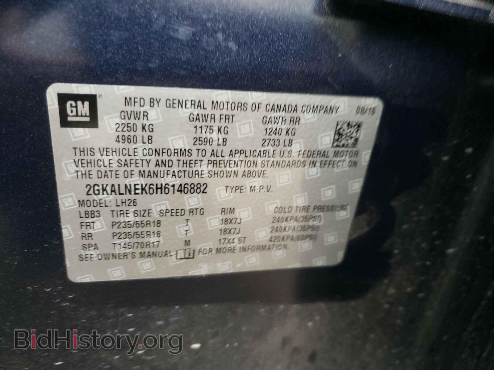 2017 GMC TERRAIN - VIN: 2GKALNEK6H6146882 - Фото 10