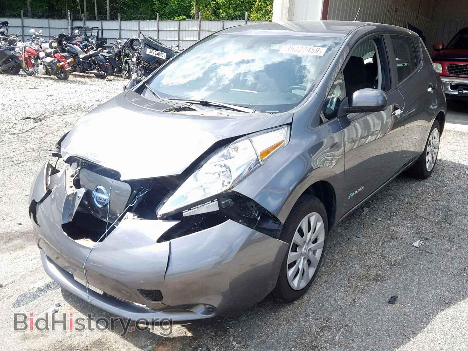 2015 NISSAN LEAF - VIN: 1N4AZ0CP1FC321481 - Фото 2