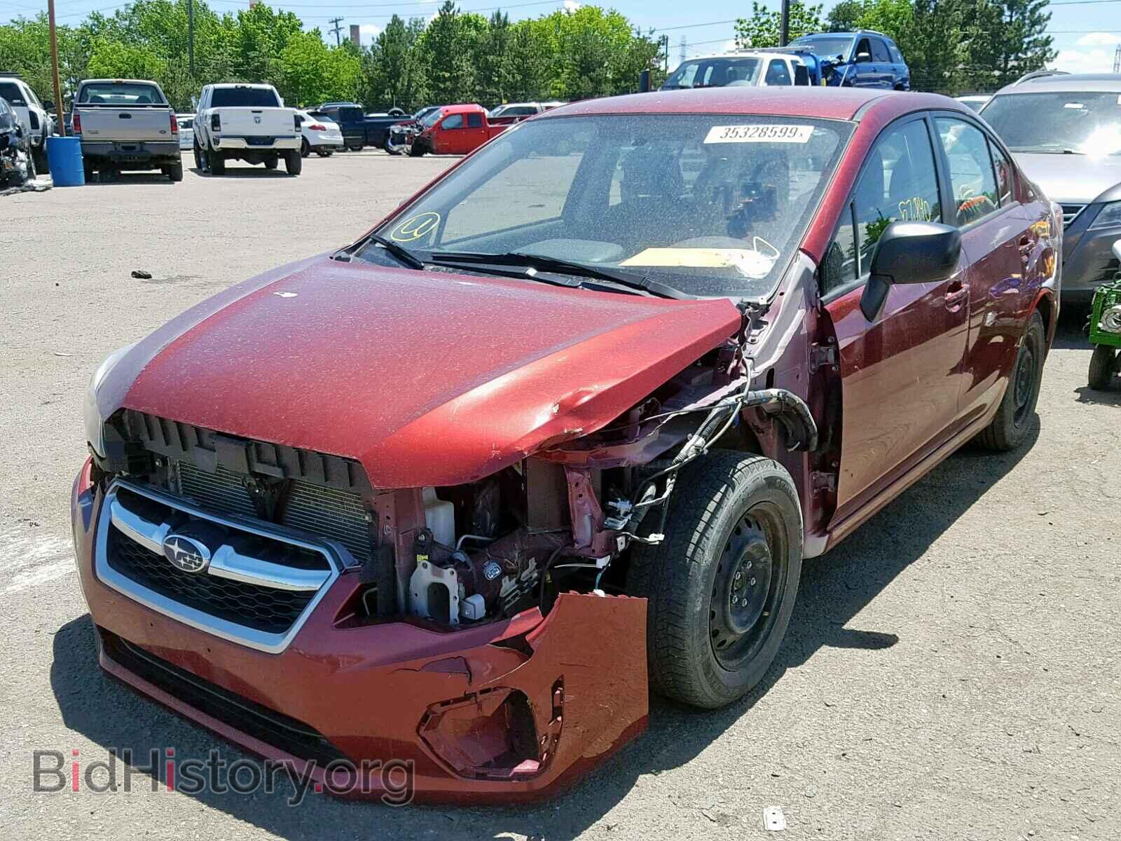 2012 SUBARU IMPREZA - VIN: JF1GJAA64CH004505 - Фото 2