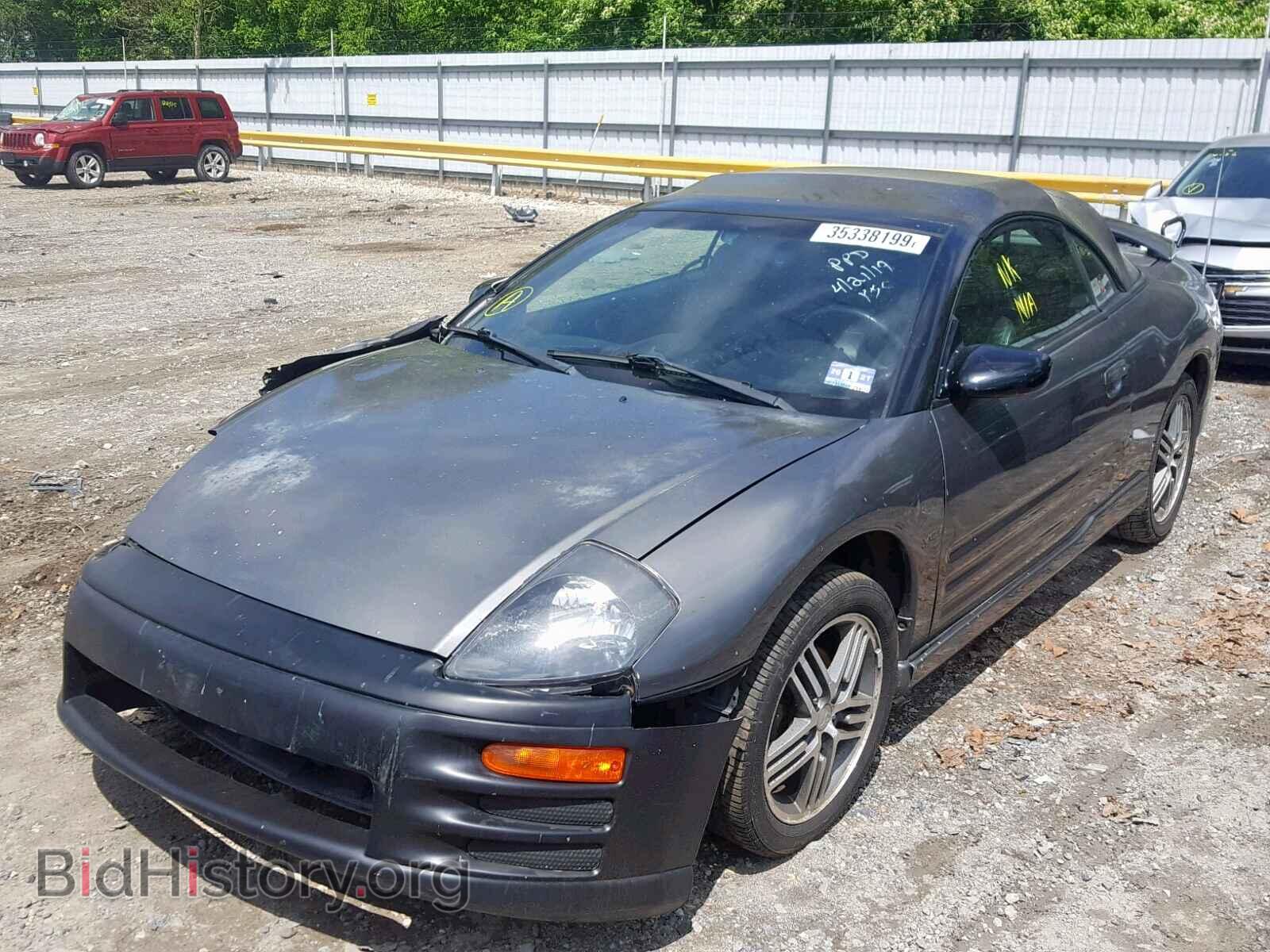2002 MITSUBISHI ECLIPSE - VIN: 4A3AE85H12E022577 - Фото 2