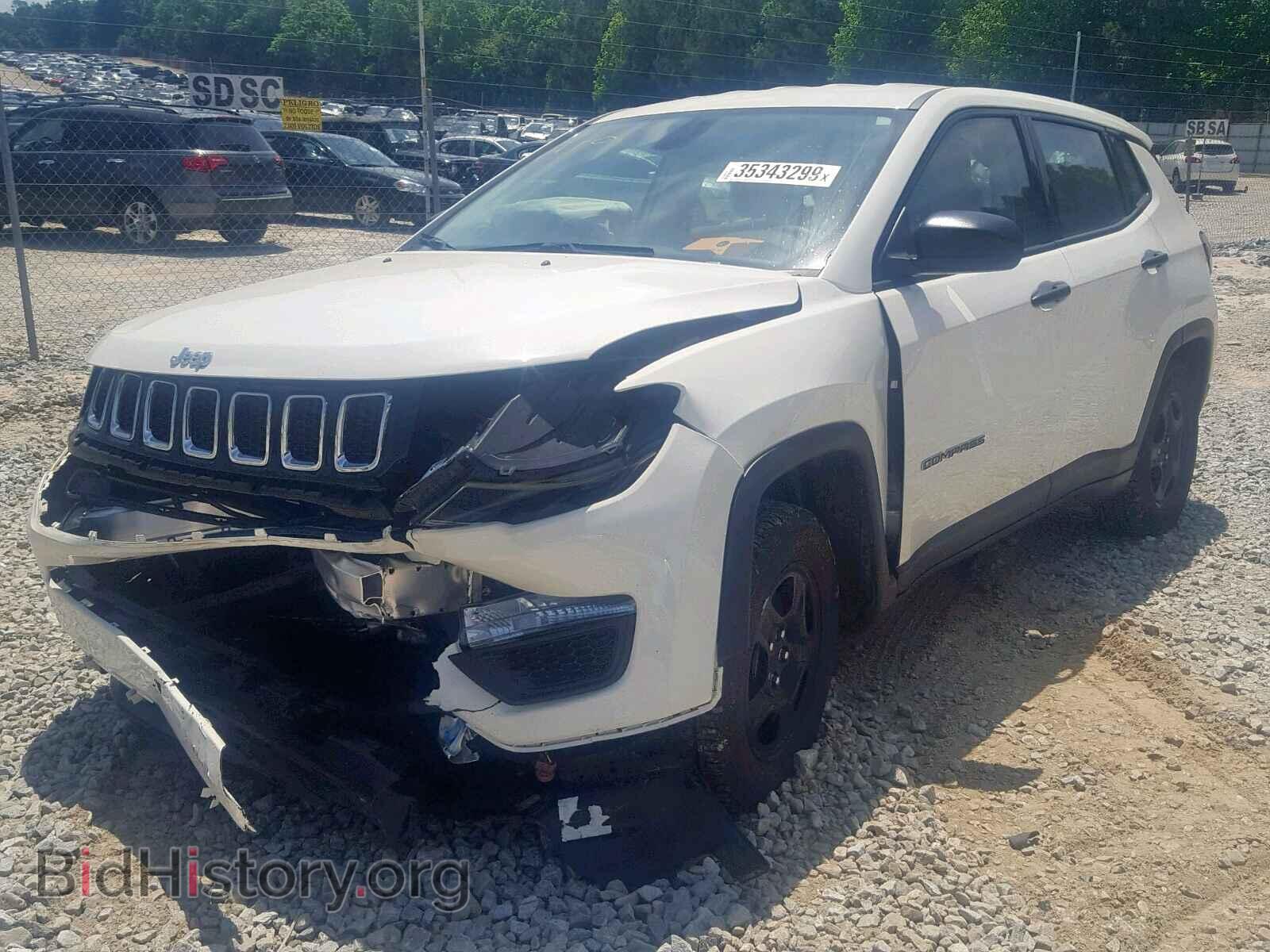 2018 JEEP COMPASS SP - VIN: 3C4NJCAB9JT416170 - Photo 2