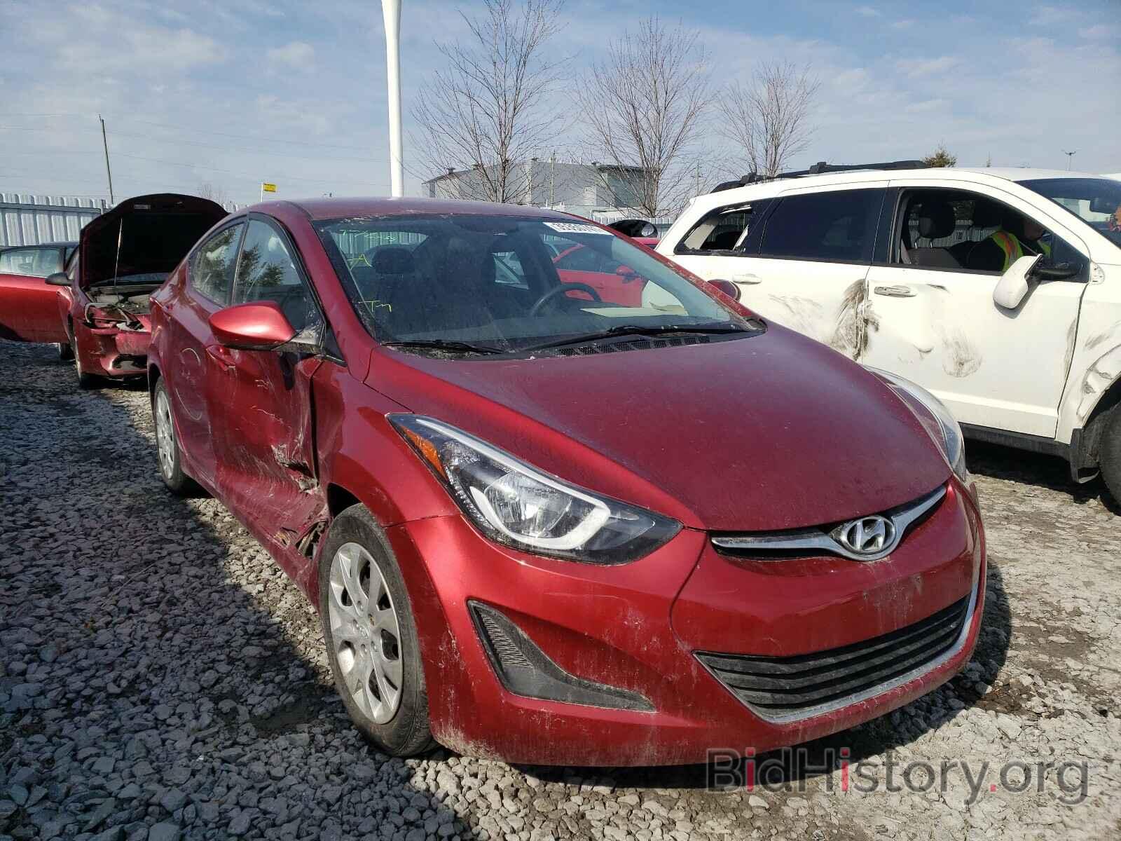 Photo 5NPDH4AE0EH544522 - HYUNDAI ELANTRA 2014