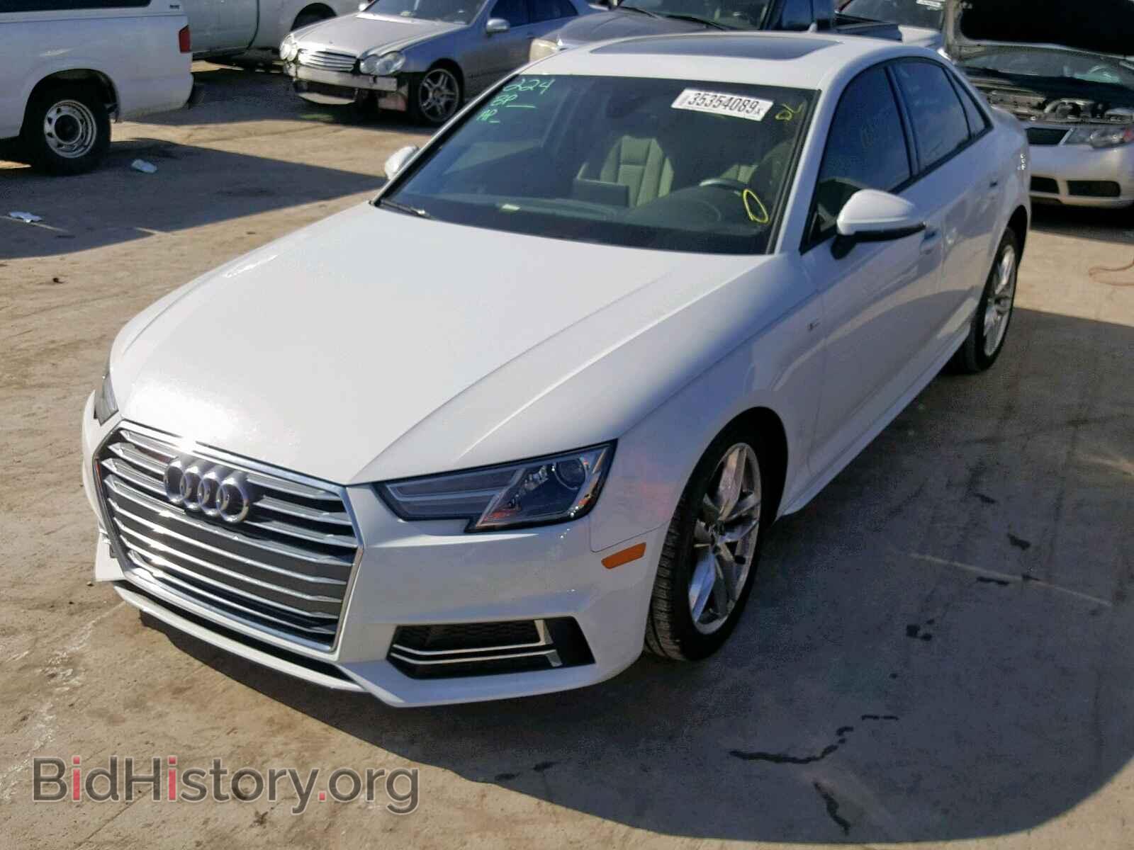 2017 AUDI A4 - VIN: WAUKMAF40HN058554 - Фото 2