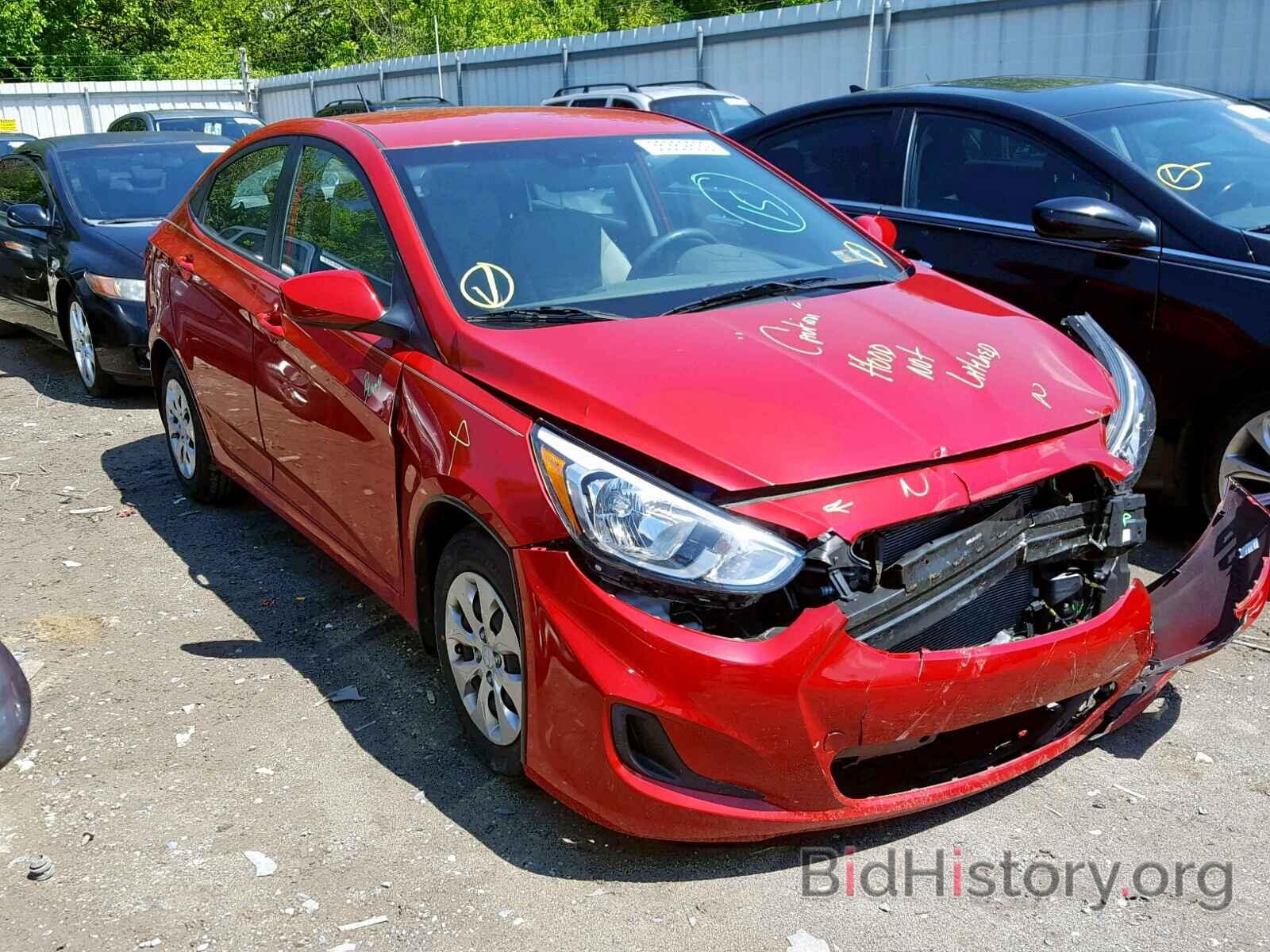 Photo KMHCT4AE6GU138131 - HYUNDAI ACCENT 2016