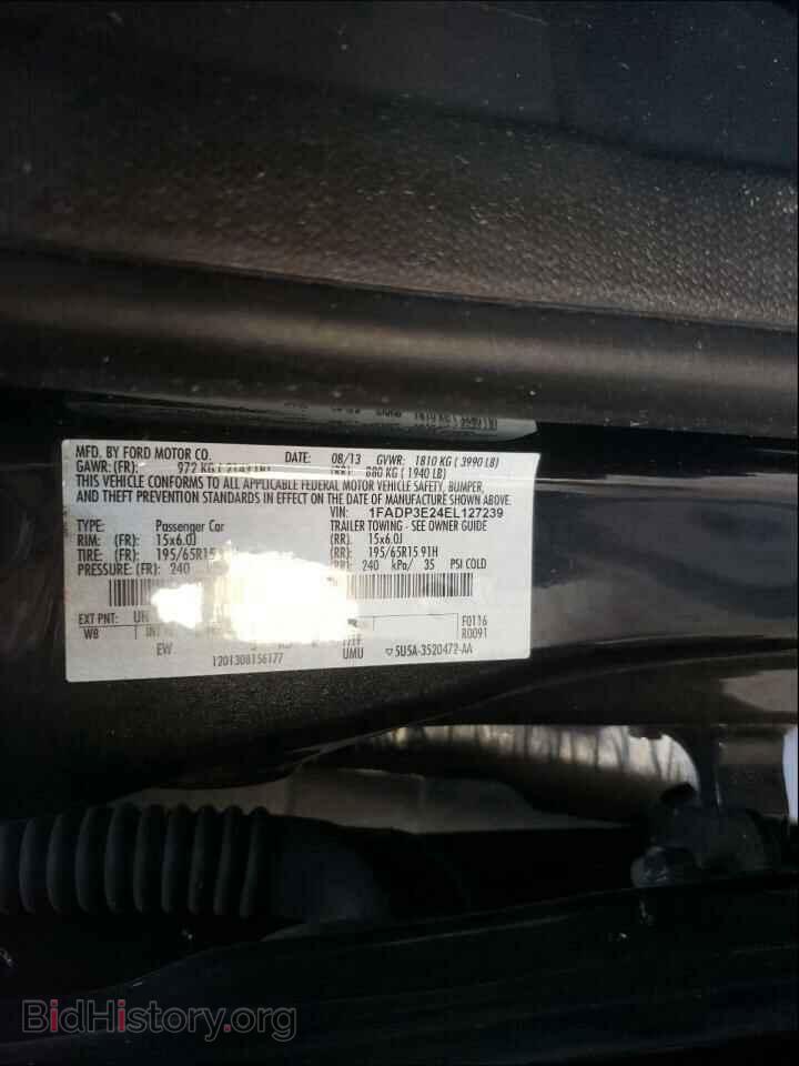 2014 FORD FOCUS - VIN: 1FADP3E24EL127239 - Фото 10