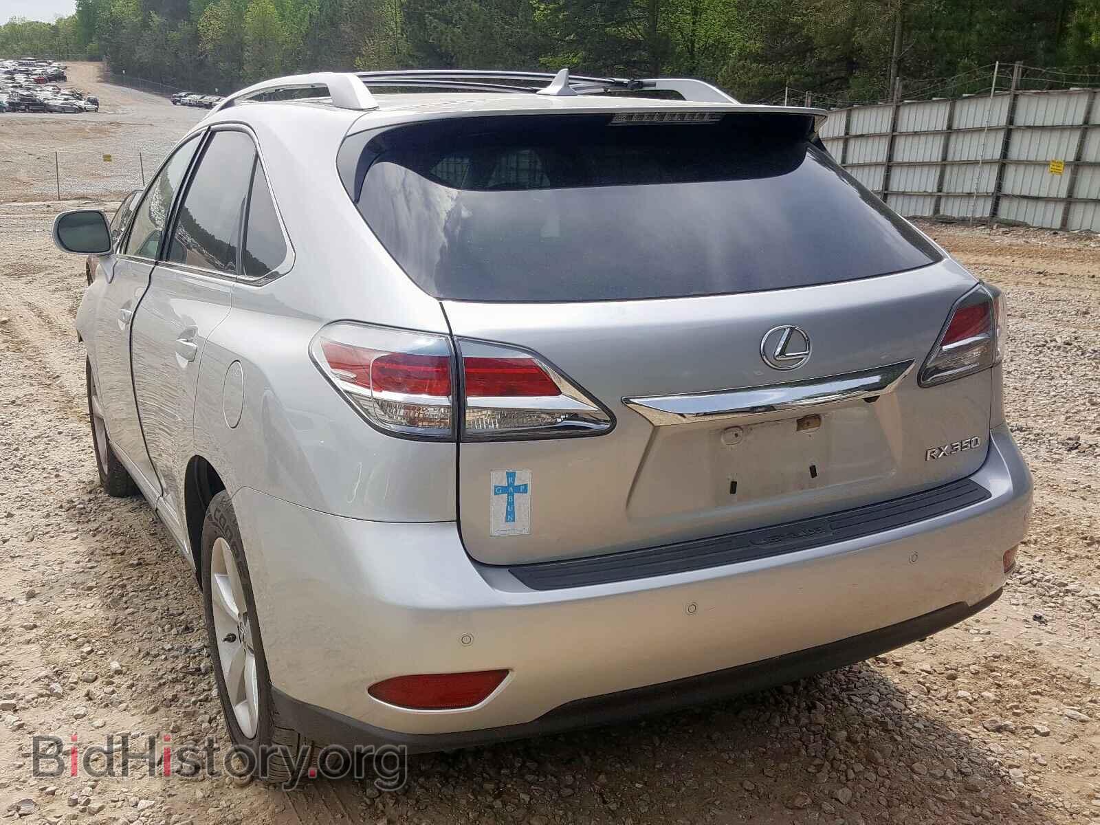 2013 LEXUS RX 350 BAS - VIN: 2T2BK1BA3DC221906 - Фото 3