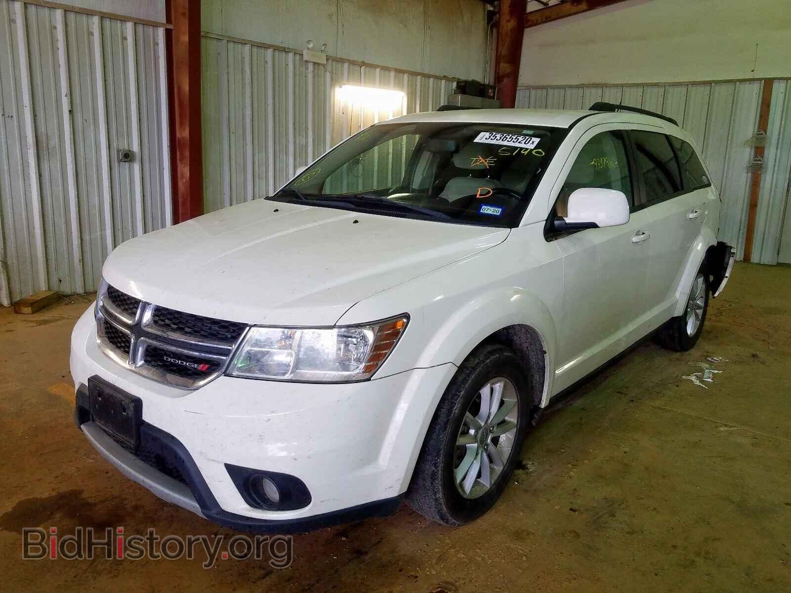 2013 DODGE JOURNEY - VIN: 3C4PDCBB6DT565140 - Фото 2