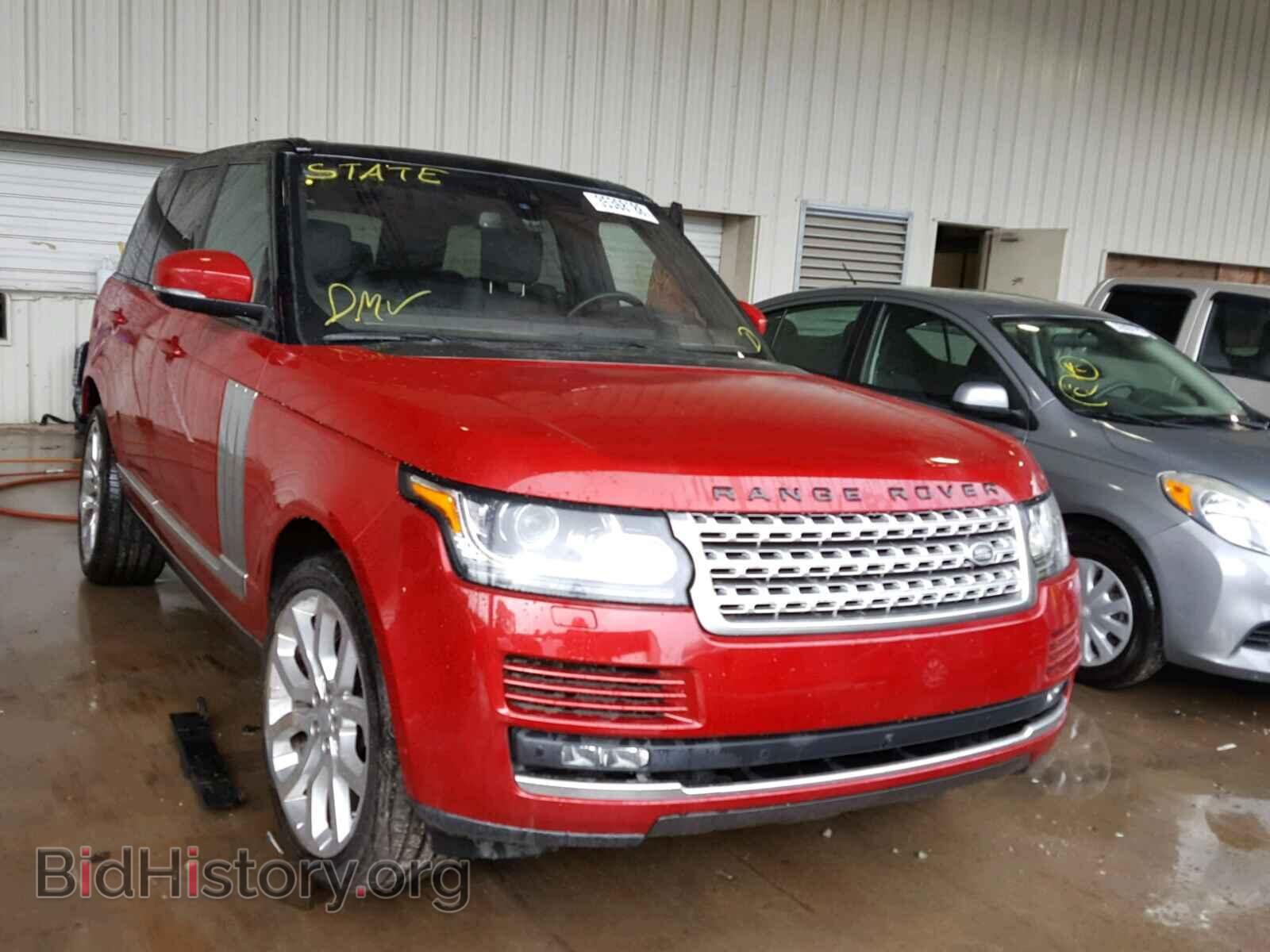 Фотография SALGS2PF6GA315865 - LAND ROVER RANGEROVER 2016