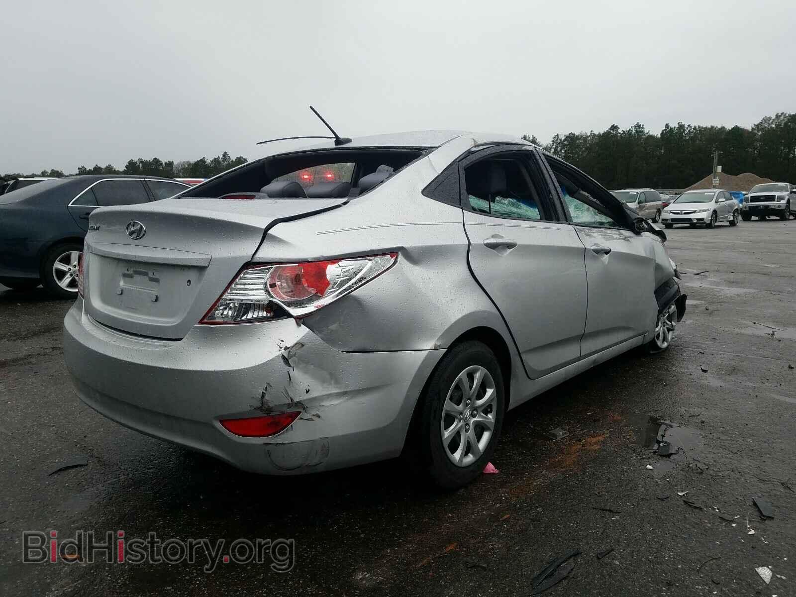 2013 HYUNDAI ACCENT - VIN: KMHCT4AE4DU450587 - Фото 4