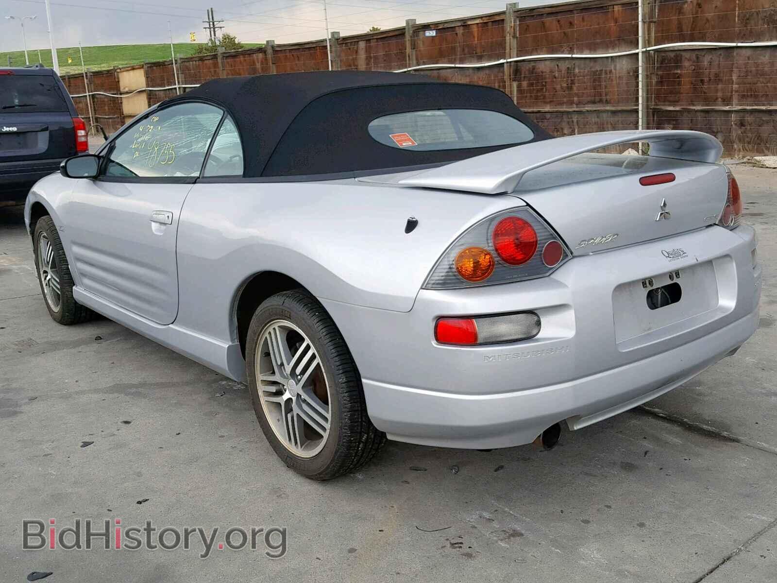 2003 MITSUBISHI ECLIPSE - VIN: 4A3AE75H23E007467 - Фото 3