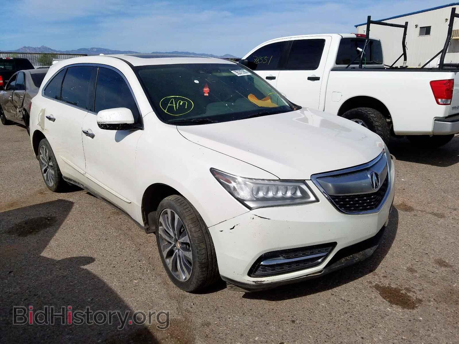 Фотография 5FRYD4H49EB002391 - ACURA MDX 2014
