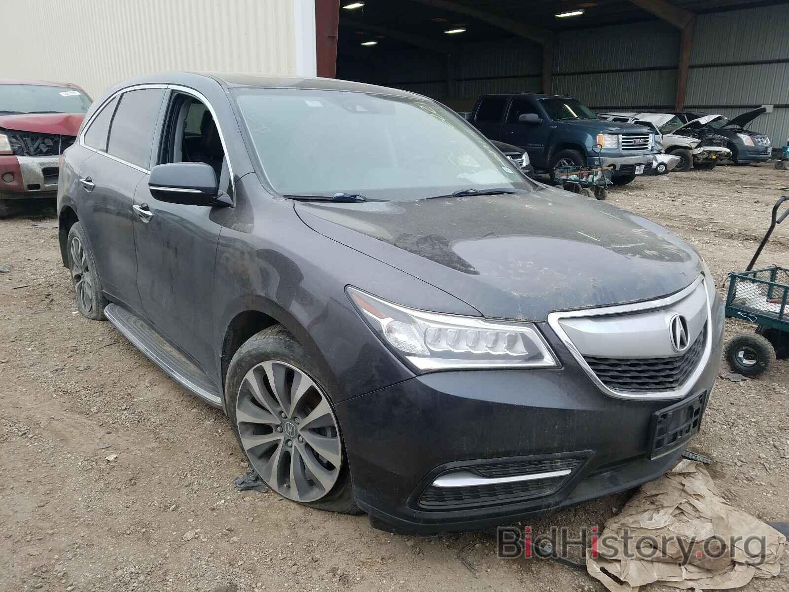 Фотография 5FRYD3H69GB009775 - ACURA MDX 2016