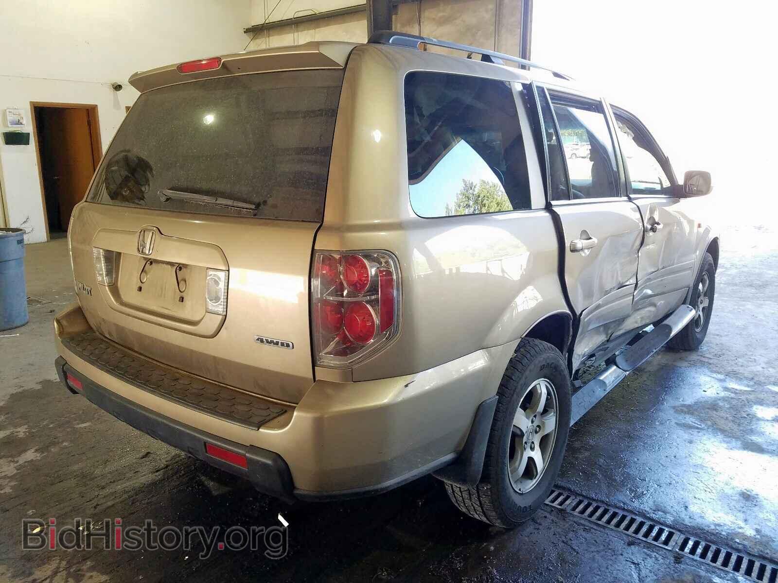 2006 HONDA PILOT - VIN: 2HKYF18546H514727 - Фото 4