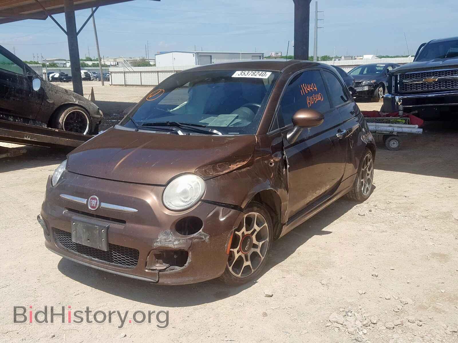 2012 FIAT 500 - VIN: 3C3CFFBR1CT103496 - Фото 2