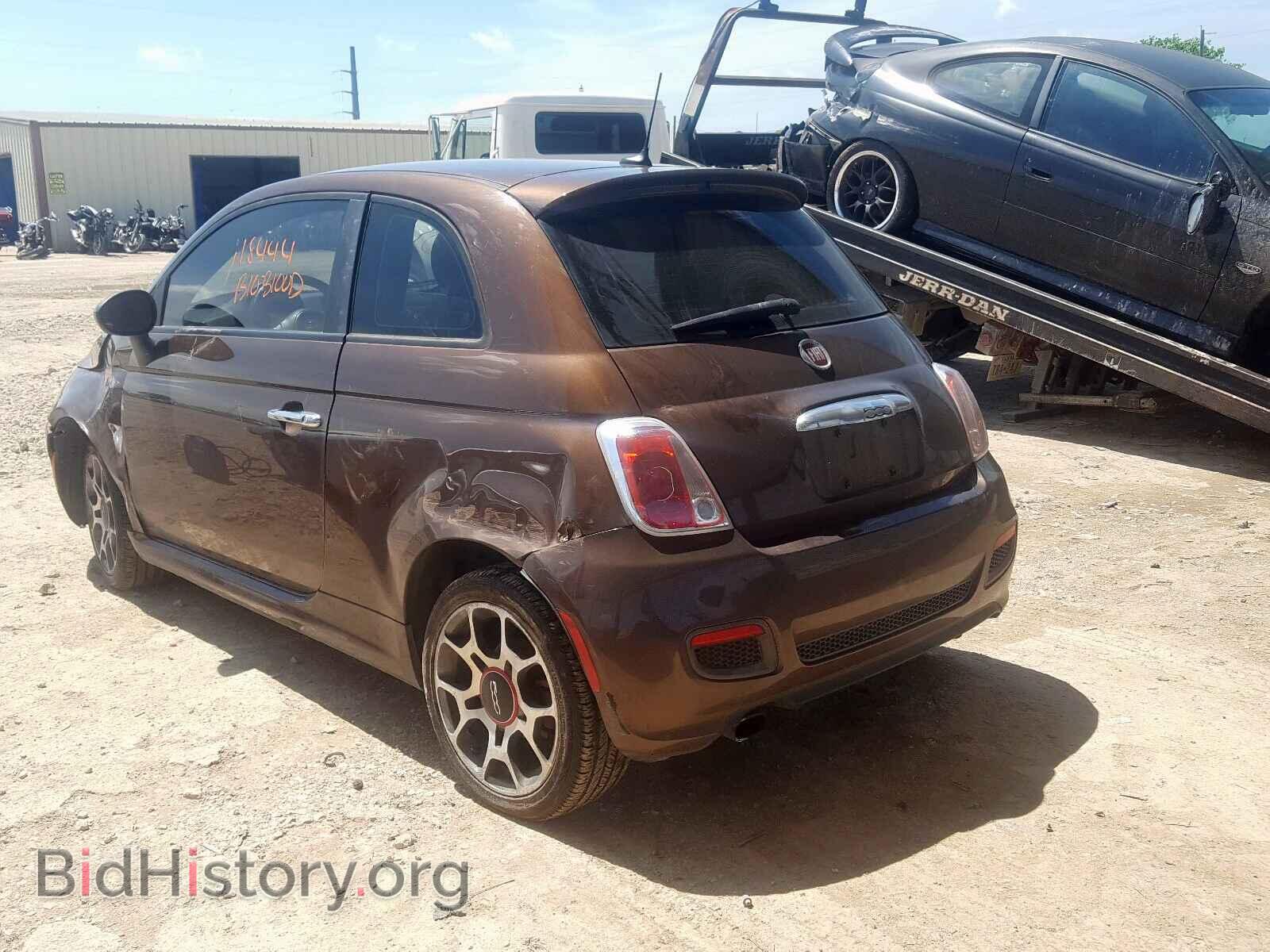 2012 FIAT 500 - VIN: 3C3CFFBR1CT103496 - Фото 3
