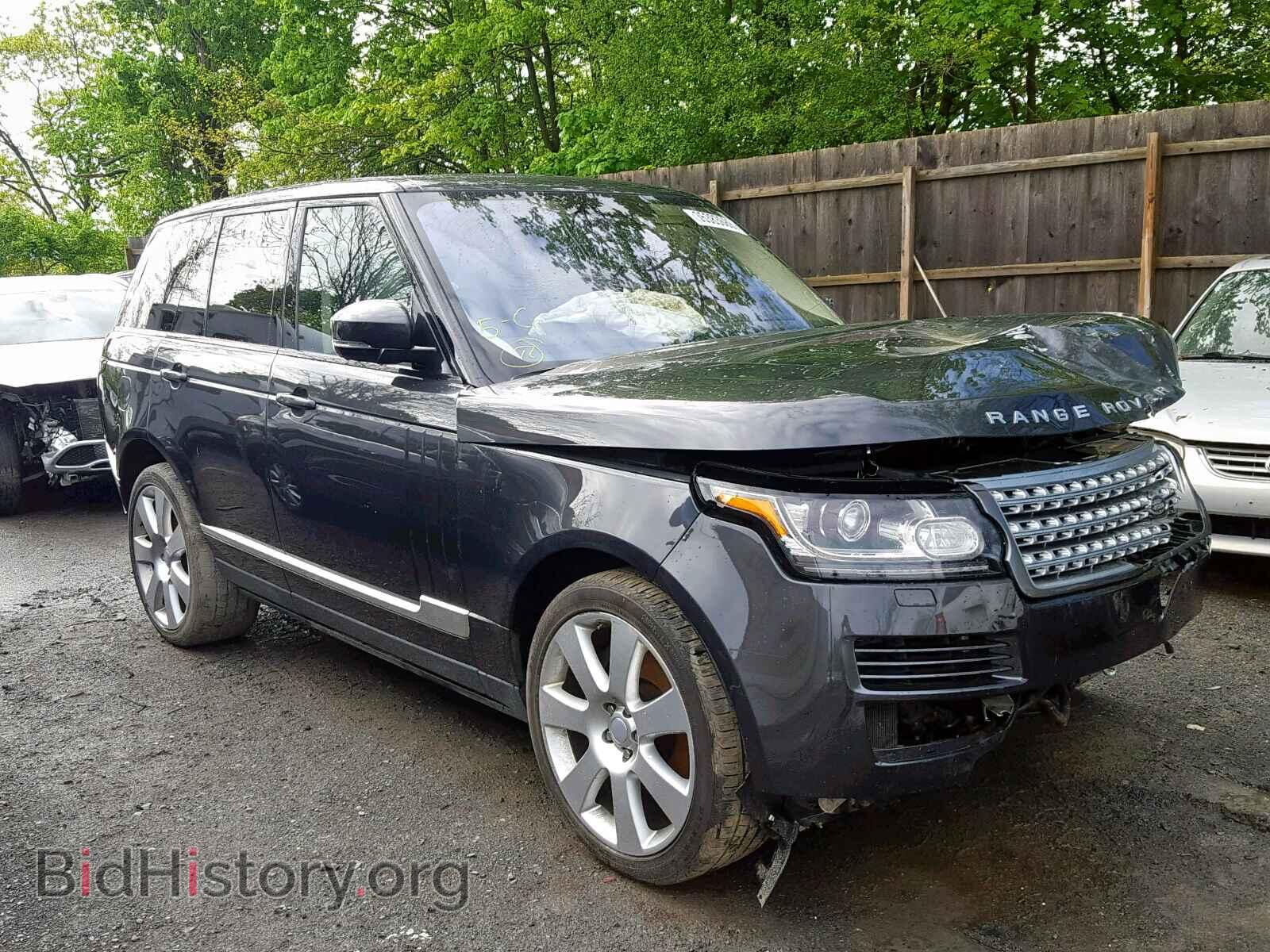 Photo SALGS2EF5GA256312 - LAND ROVER RANGE ROVE 2016