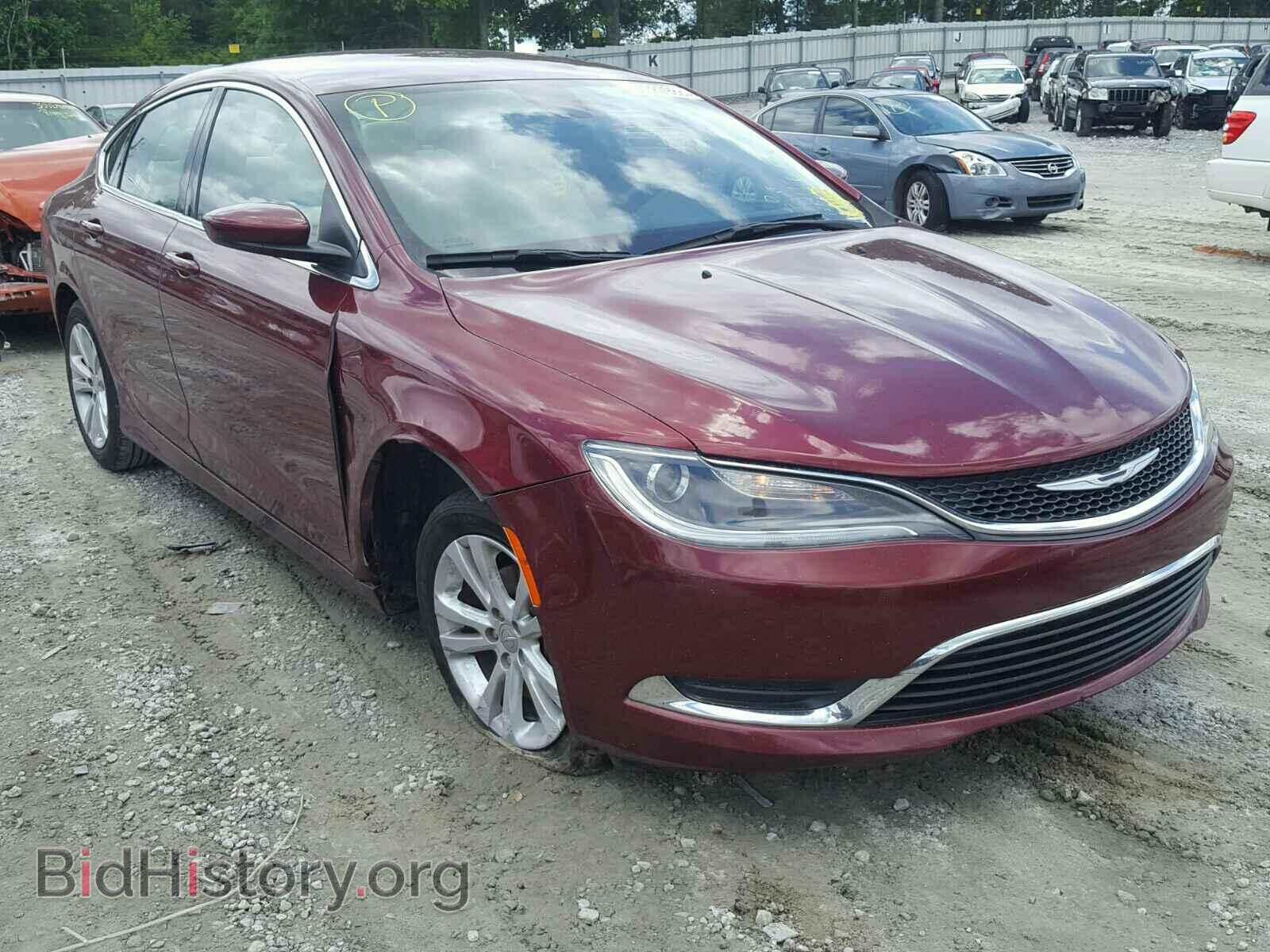 Фотография 1C3CCCAB2FN658828 - CHRYSLER 200 2015
