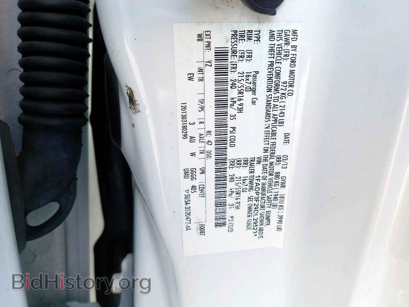 2013 FORD FOCUS - VIN: 1FADP3F29DL295231 - Photo 10