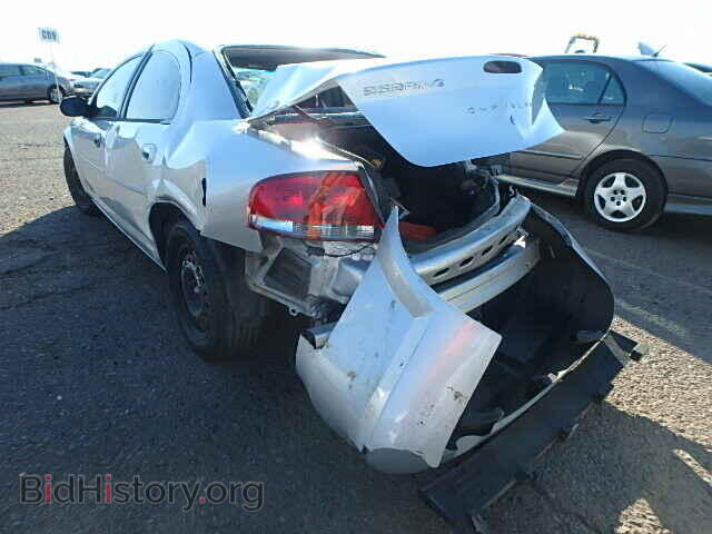2002 CHRYSLER SEBRING - VIN: 1C3EL46R72N278978 - Фото 3