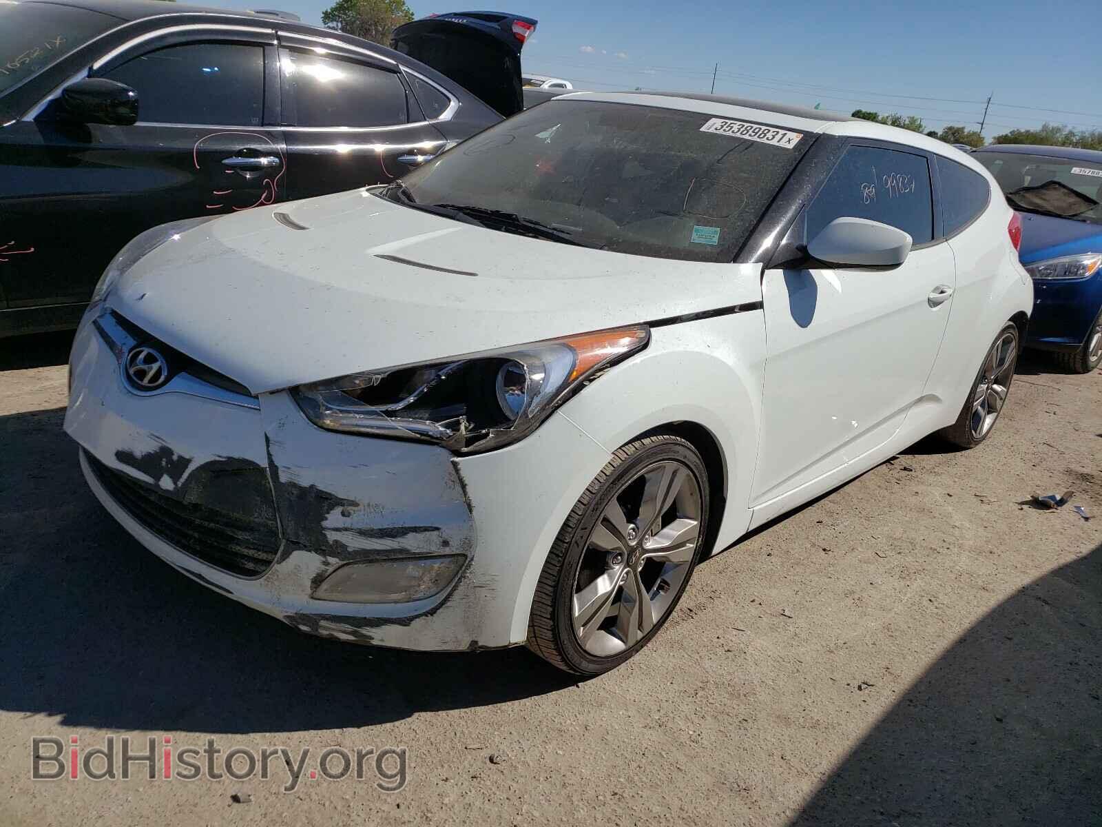 2012 HYUNDAI VELOSTER - VIN: KMHTC6AD9CU078746 - Фото 2