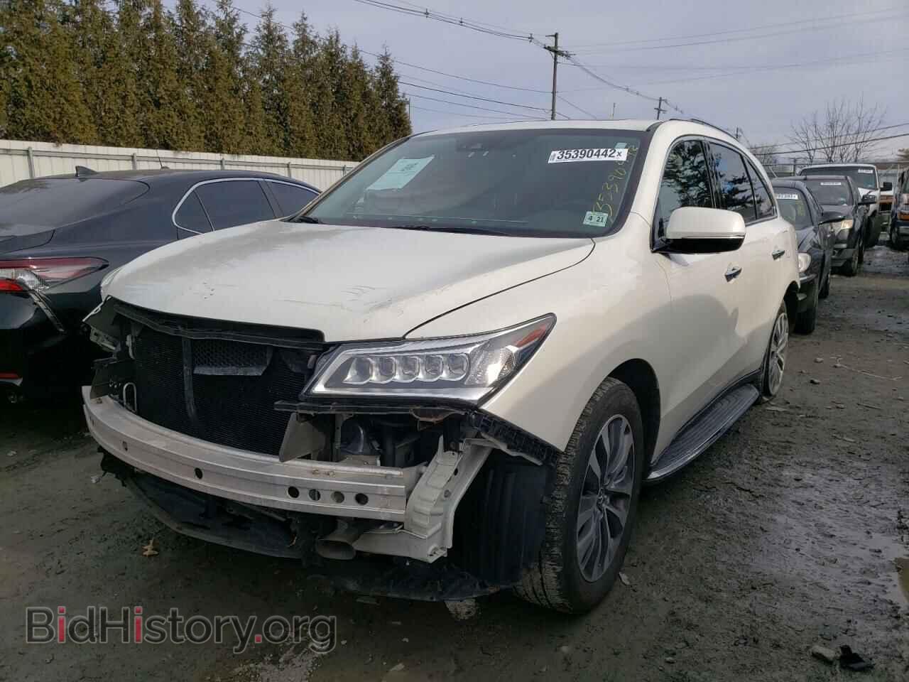 2016 ACURA MDX - VIN: 5FRYD4H4XGB054583 - Фото 2