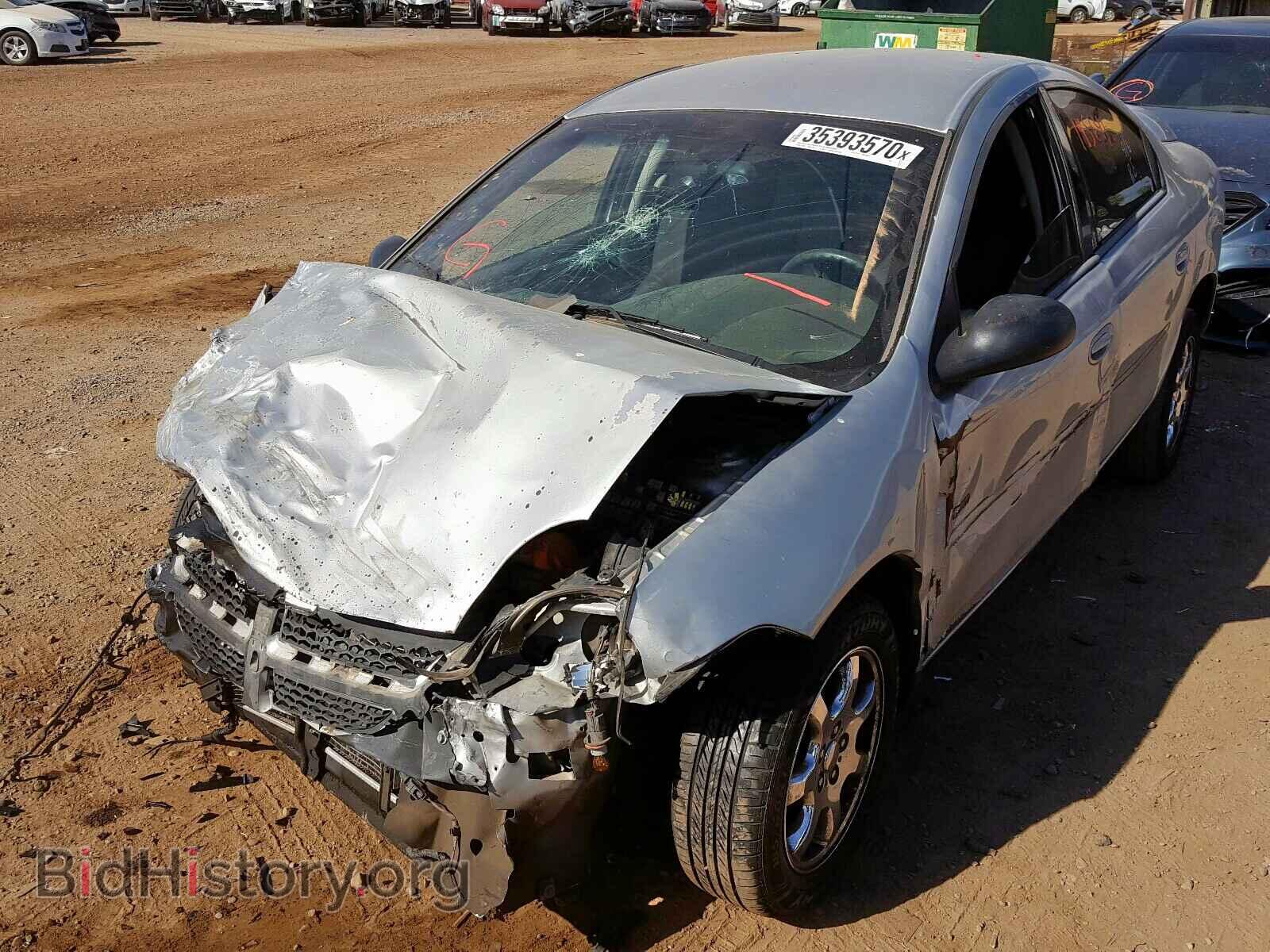 2005 DODGE NEON - VIN: 1B3ES56C75D141695 - Фото 2