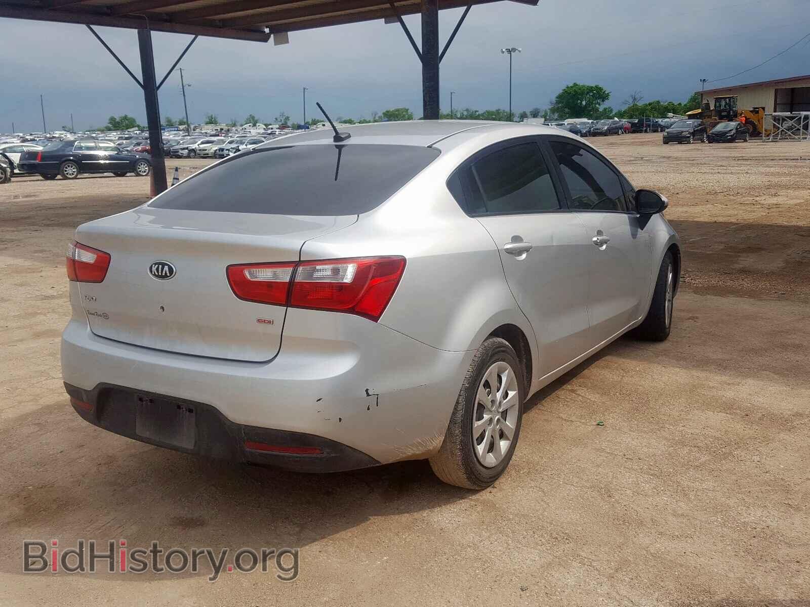 2014 KIA RIO - VIN: KNADM4A35E6407741 - Фото 4