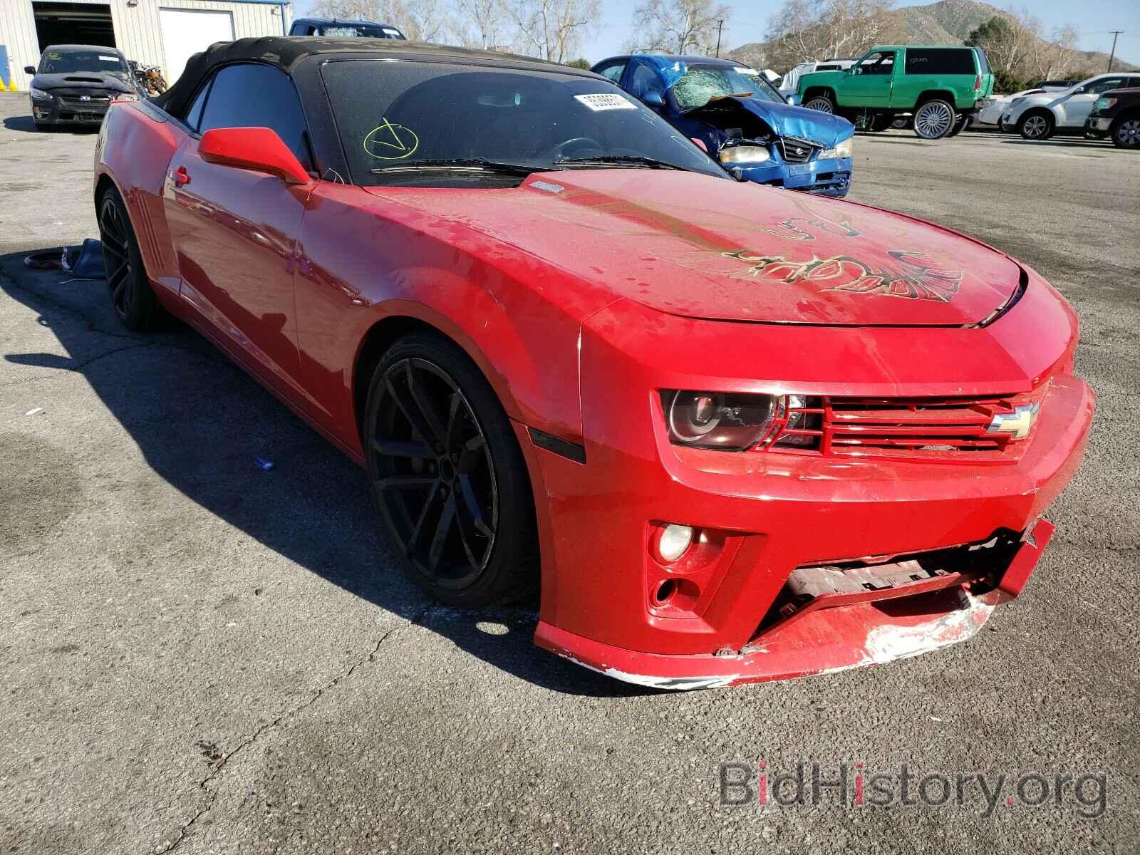 Photo 2G1FK3DJ4D9235191 - CHEVROLET CAMARO 2013