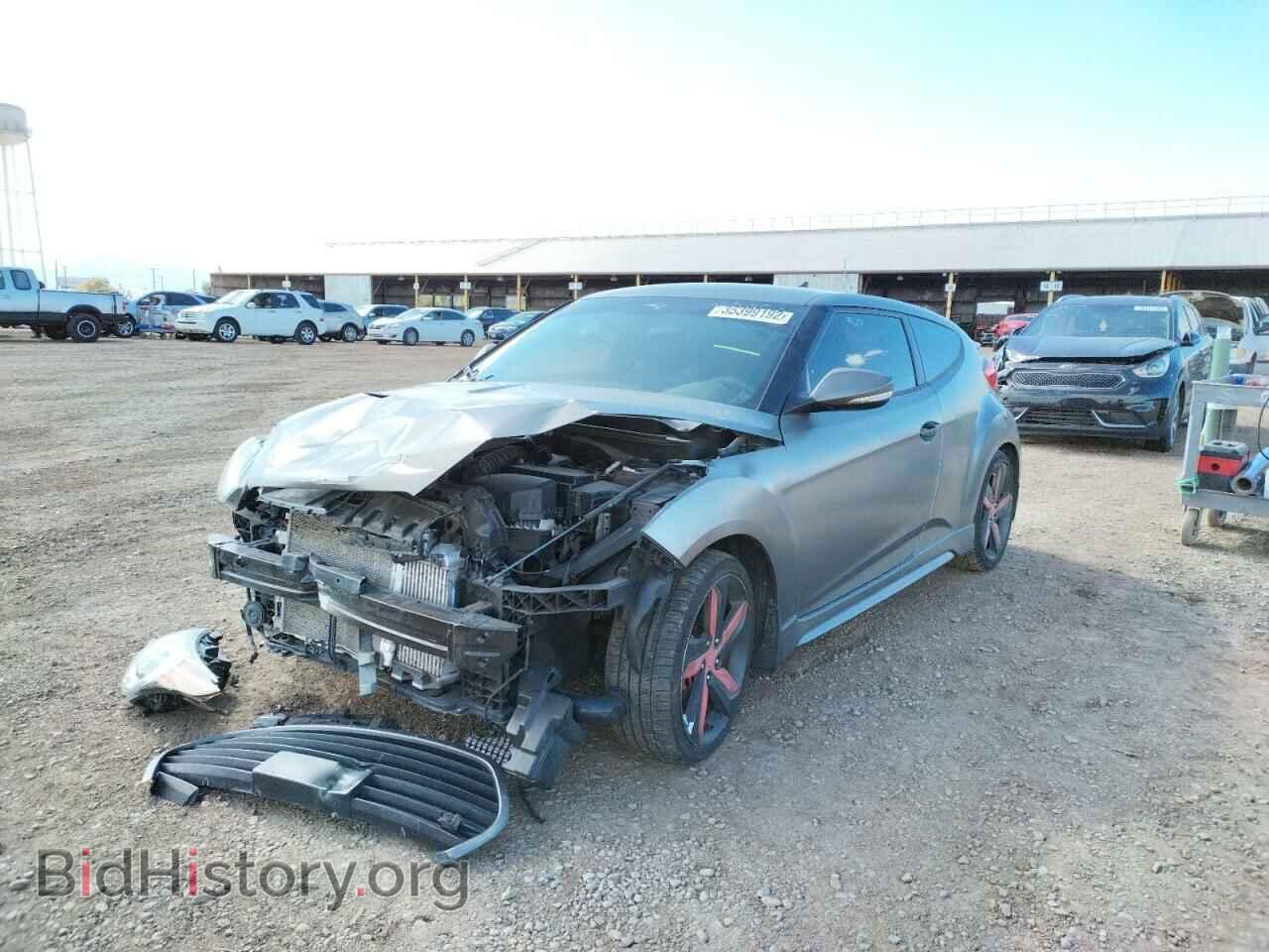 2015 HYUNDAI VELOSTER - VIN: KMHTC6AE6FU228020 - Фото 2