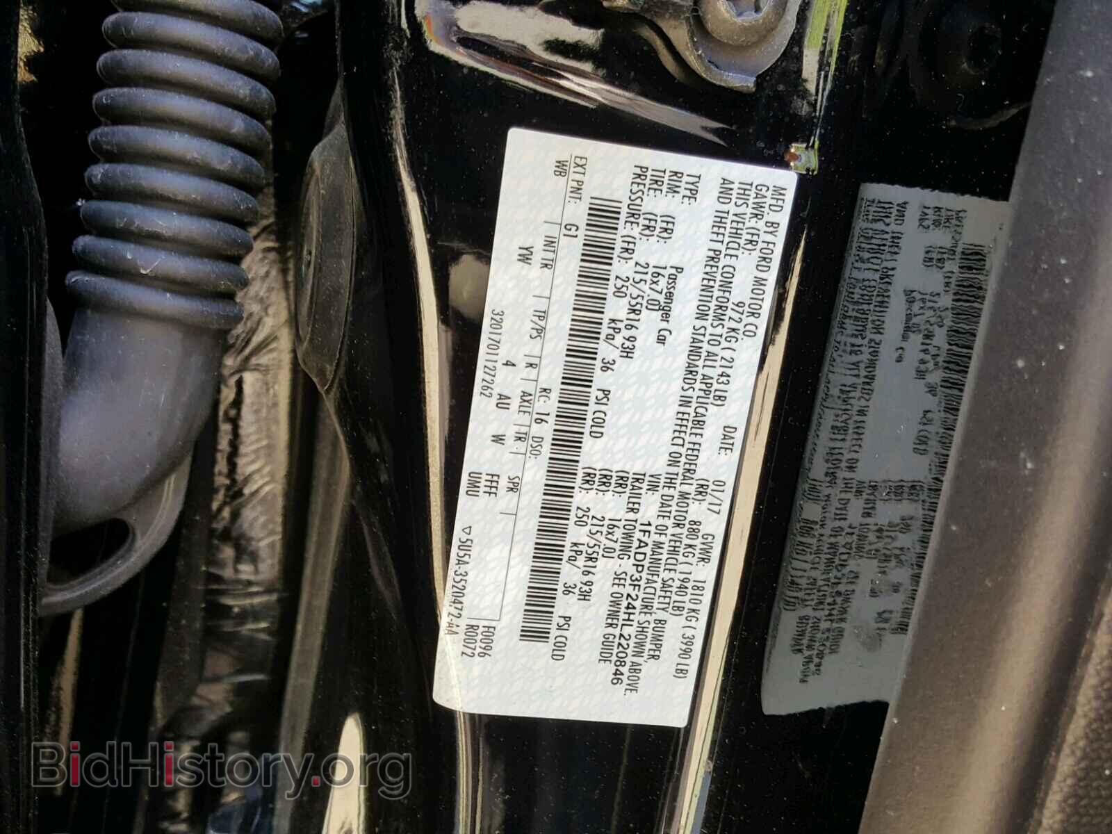 2017 FORD FOCUS - VIN: 1FADP3F24HL220846 - Photo 10