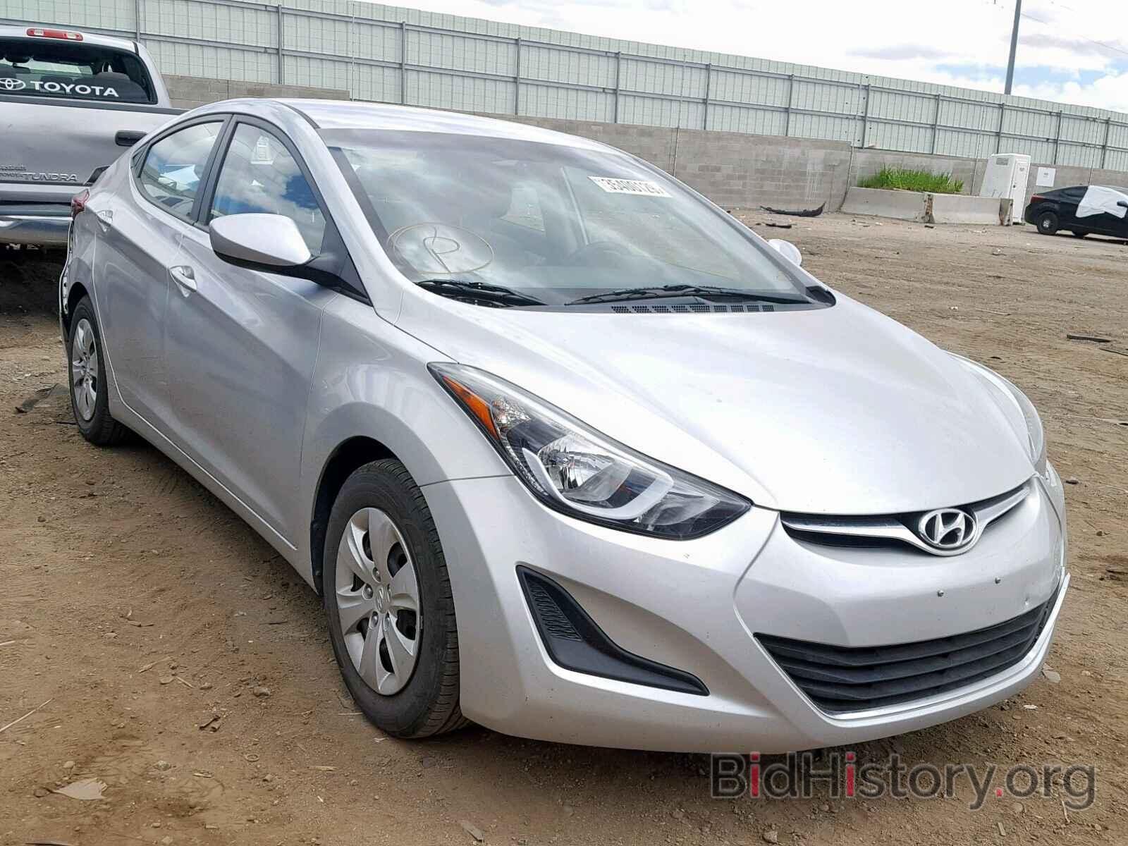 Photo 5NPDH4AEXGH752958 - HYUNDAI ELANTRA 2016