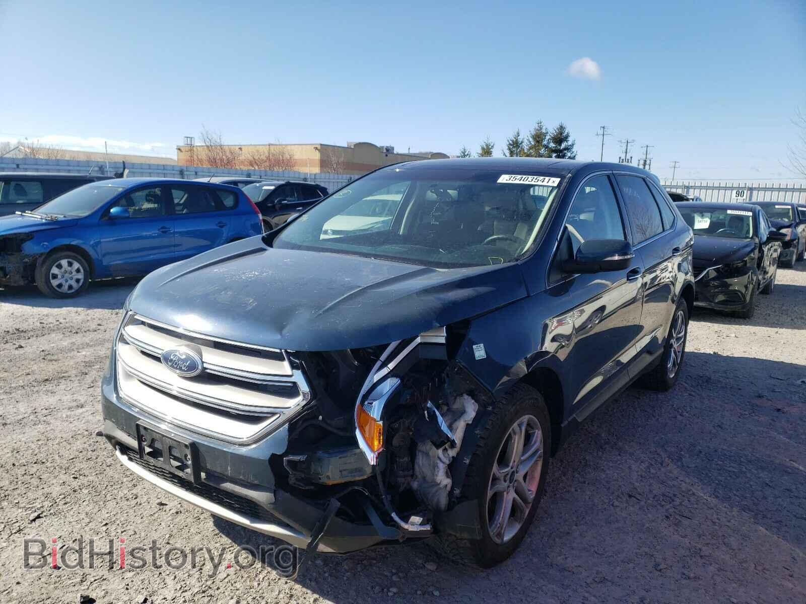 2016 FORD EDGE - VIN: 2FMPK3K92GBB45180 - Фото 2