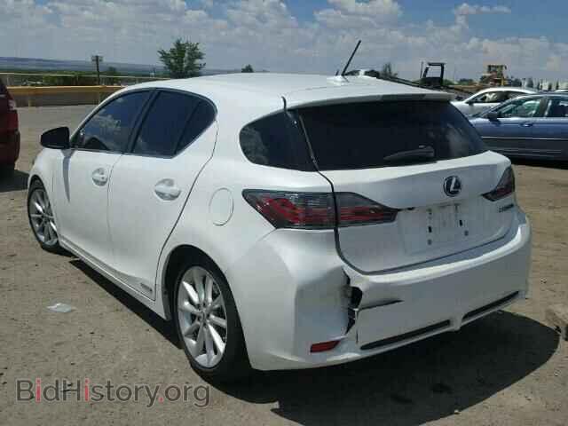 2012 LEXUS CT 200 - VIN: JTHKD5BH3C2104213 - Фото 3