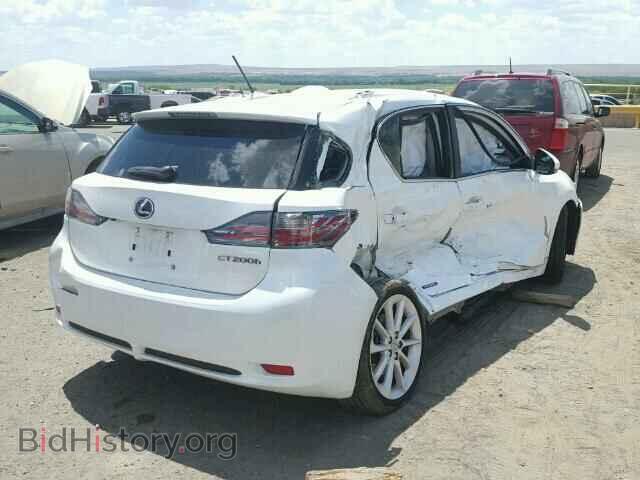 2012 LEXUS CT 200 - VIN: JTHKD5BH3C2104213 - Фото 4