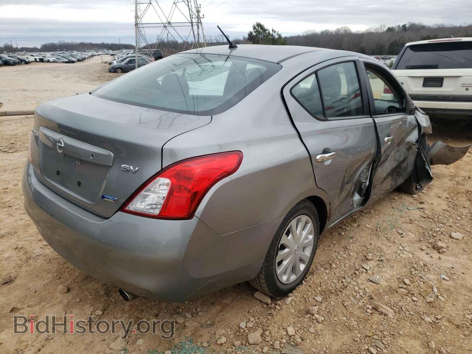 2012 NISSAN VERSA - VIN: 3N1CN7AP2CL925232 - Фото 4