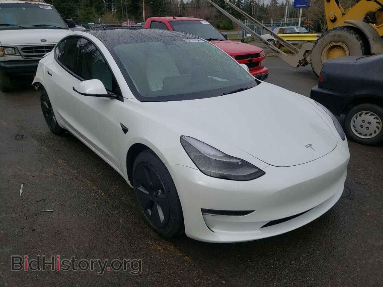 Photo 5YJ3E1EB8NF127568 - TESLA MODEL 3 2022