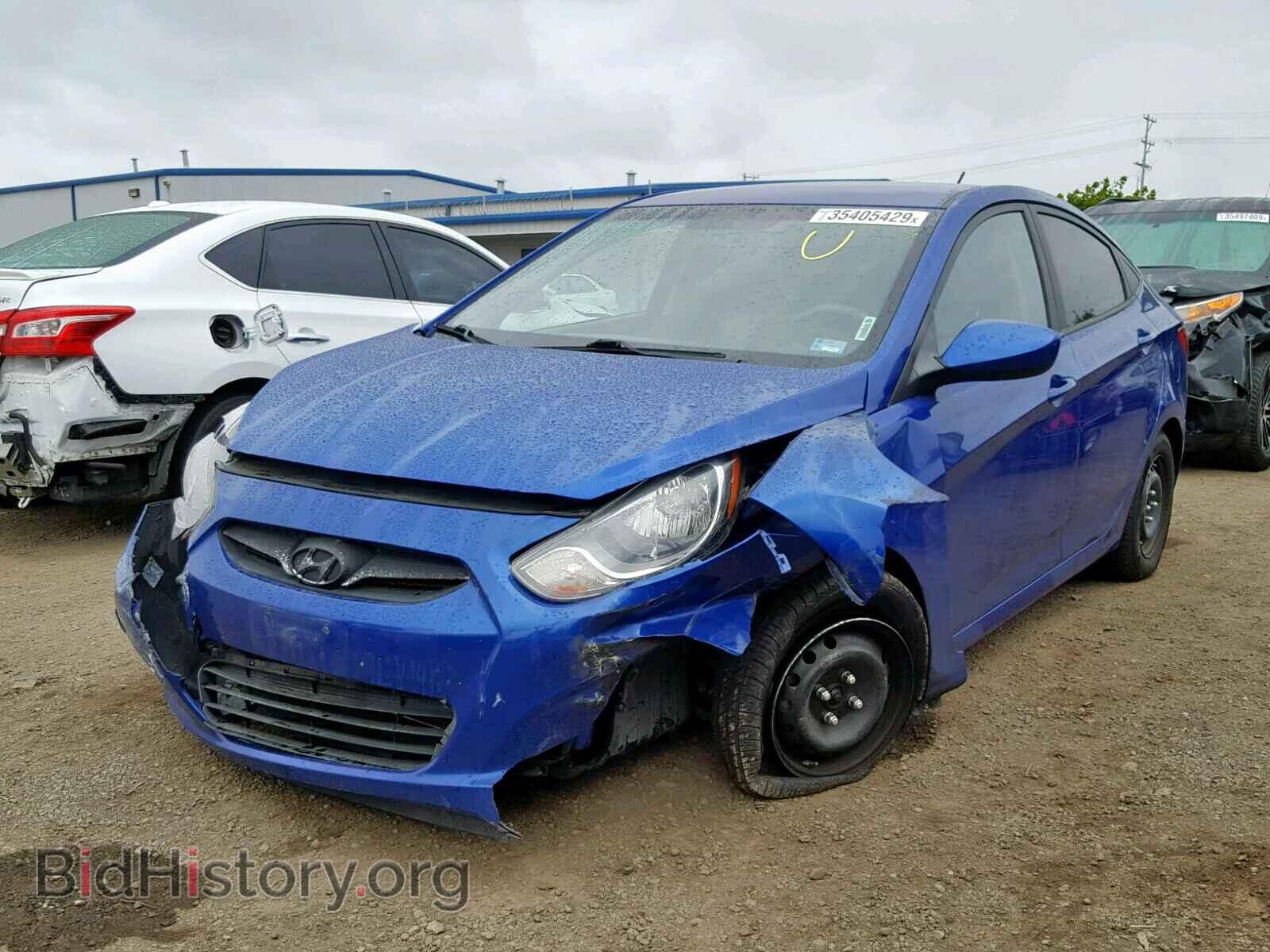 2013 HYUNDAI ACCENT - VIN: KMHCT4AE2DU543950 - Фото 2
