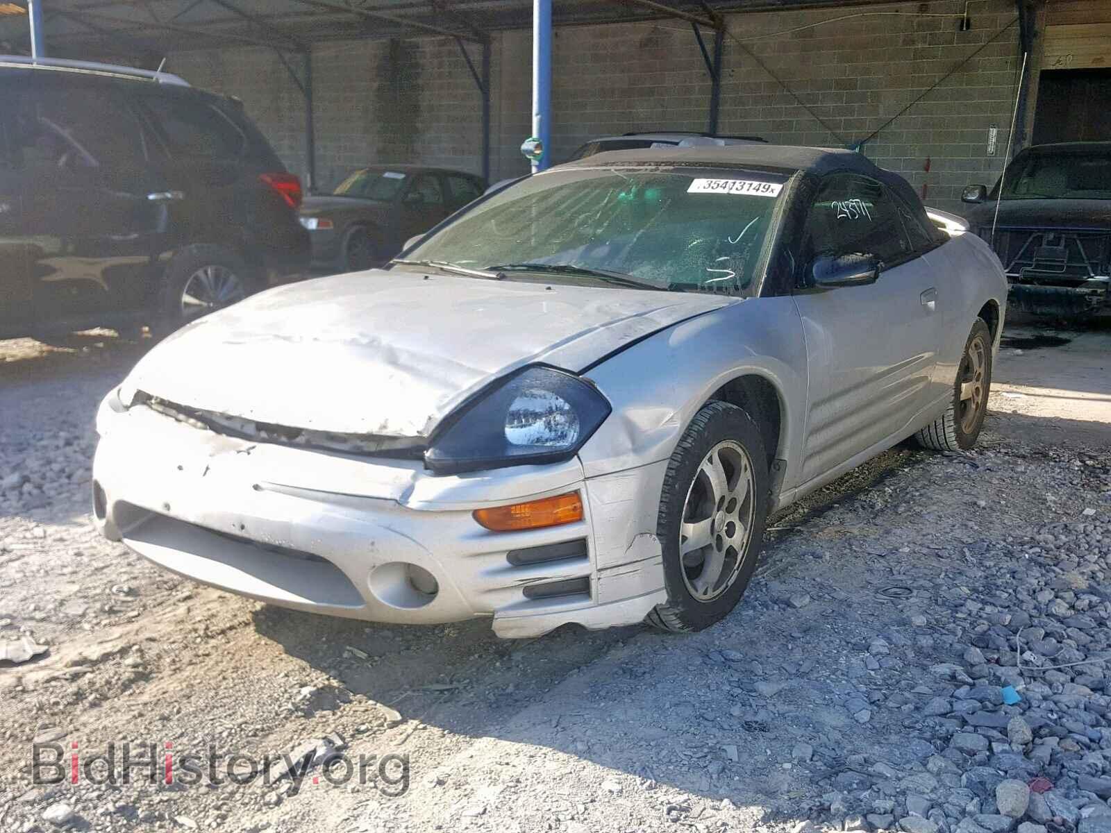 2003 MITSUBISHI ECLIPSE - VIN: 4A3AE45G23E001285 - Фото 2
