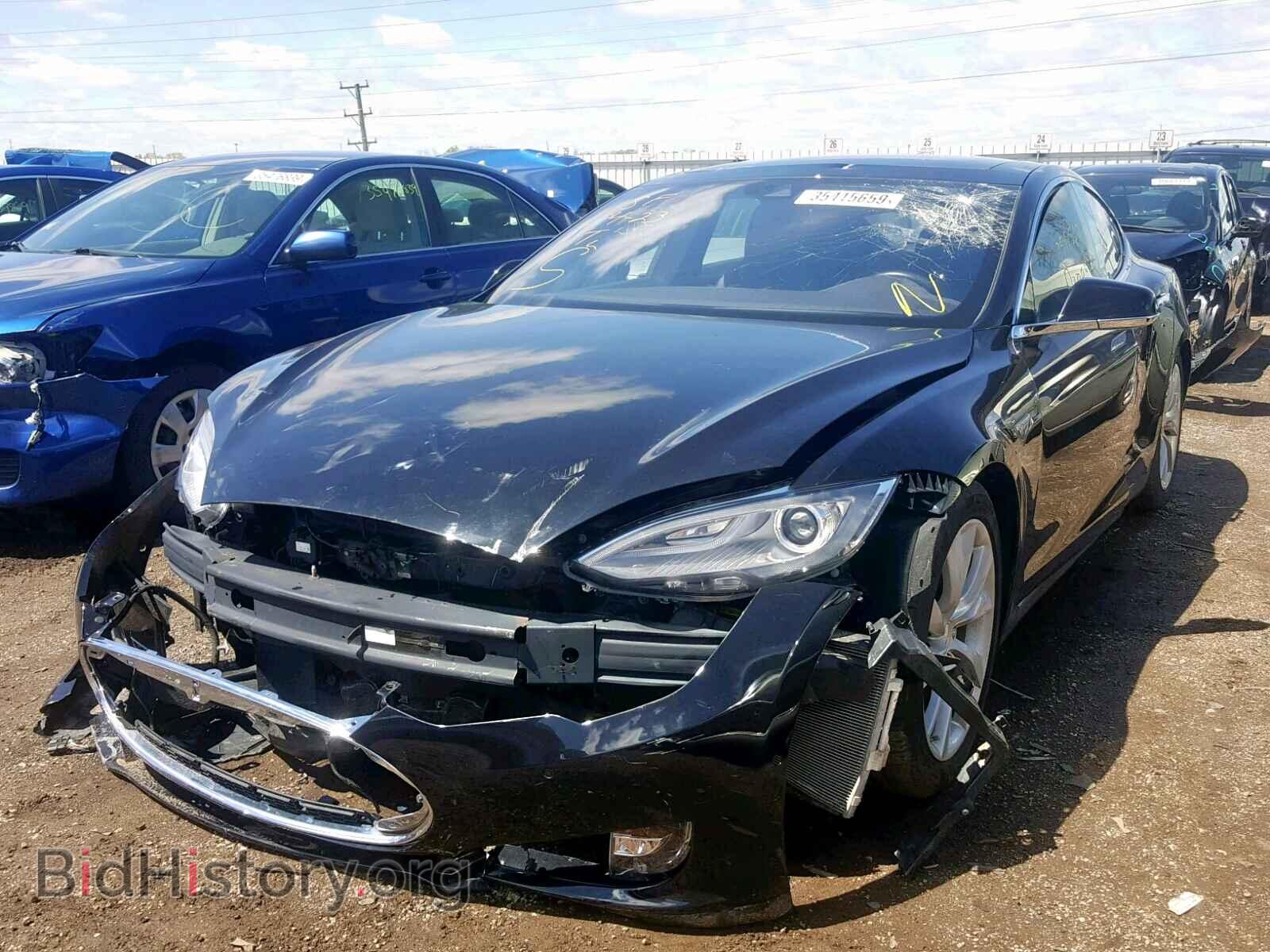 2015 TESLA MODEL S - VIN: 5YJSA1E26FF113029 - Фото 2