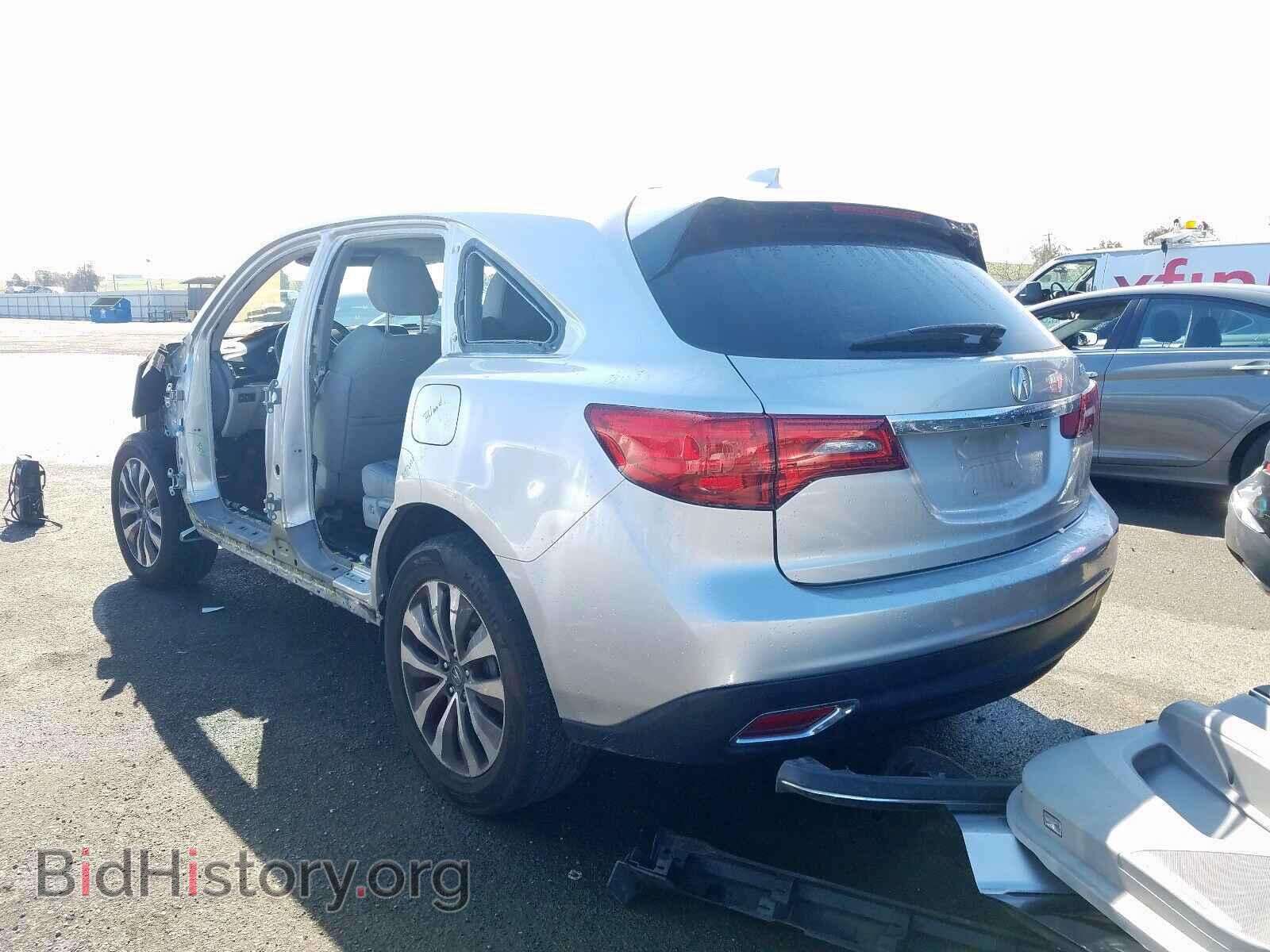 2014 ACURA MDX - VIN: 5FRYD3H45EB016699 - Фото 3