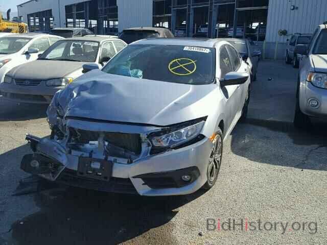 Report 2HGFC1F76GH645934 HONDA CIVIC 2016 SILVER GAS - price and damage  history