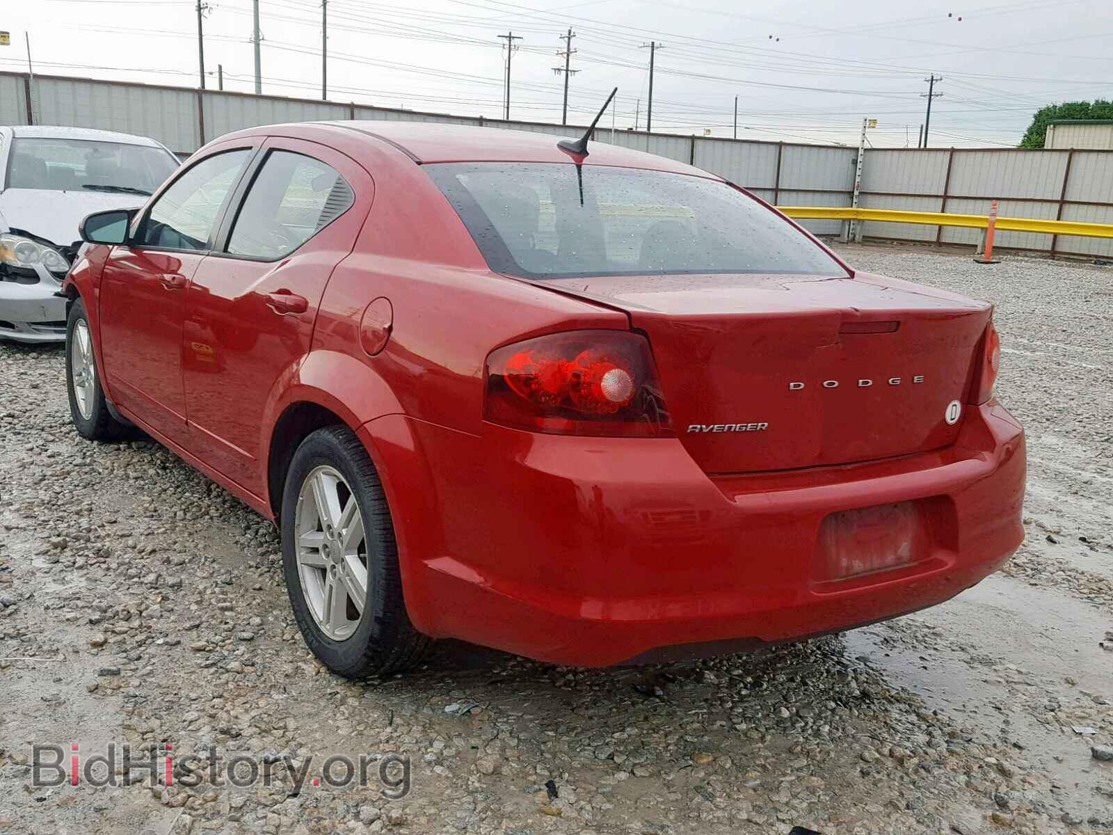 2012 DODGE AVENGER - VIN: 1C3CDZCB3CN157441 - Фото 3
