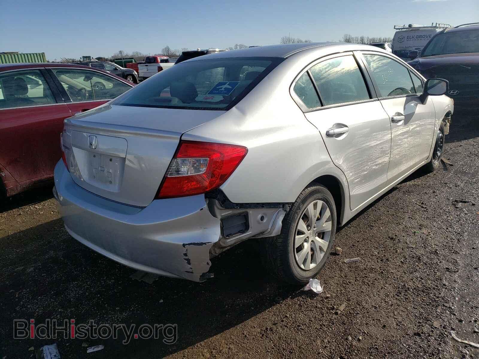2012 HONDA CIVIC - VIN: 19XFB2F52CE036691 - Фото 4