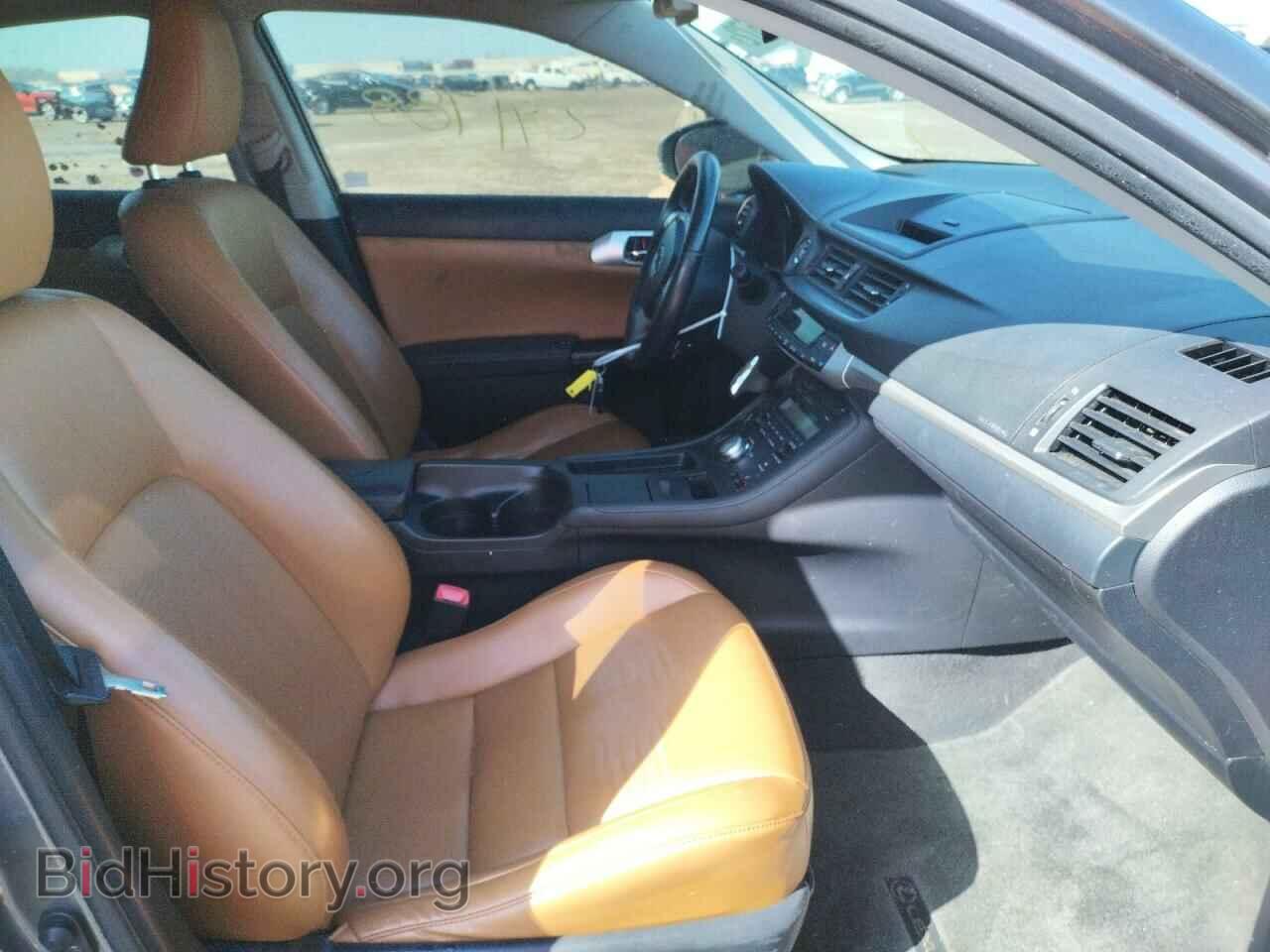 2012 LEXUS CT 200 - VIN: JTHKD5BH3C2075165 - Фото 5