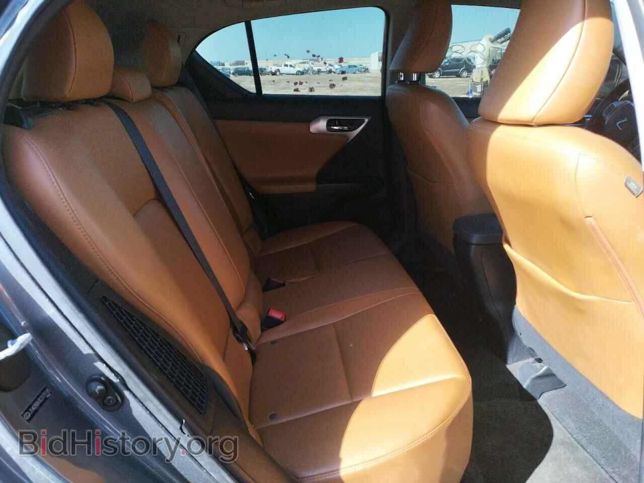 2012 LEXUS CT 200 - VIN: JTHKD5BH3C2075165 - Фото 6