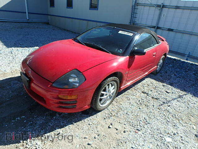 2001 MITSUBISHI ECLIPSE - VIN: 4A3AE85H81E152919 - Фото 2