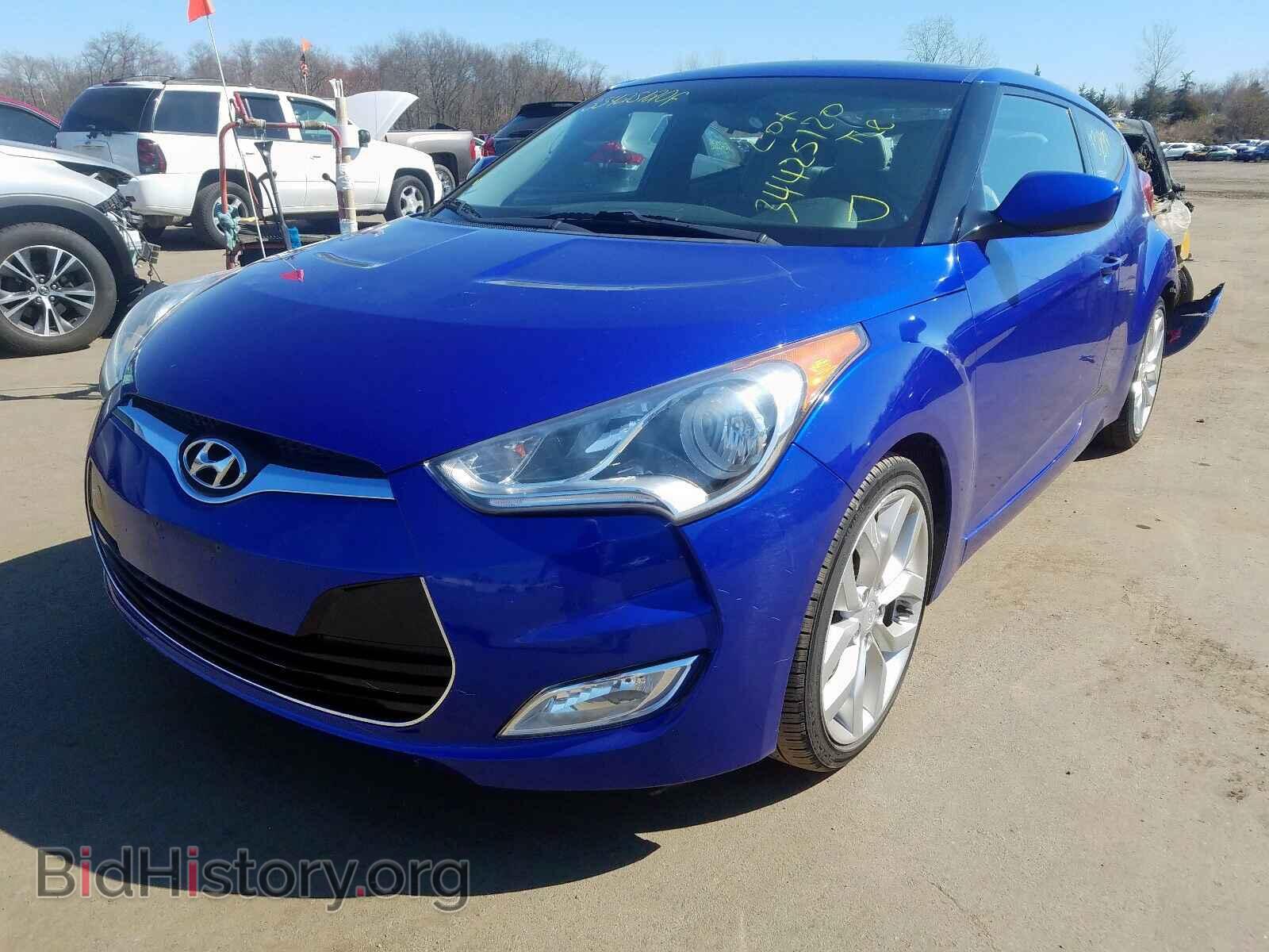 2012 HYUNDAI VELOSTER - VIN: KMHTC6AD9CU058237 - Фото 2