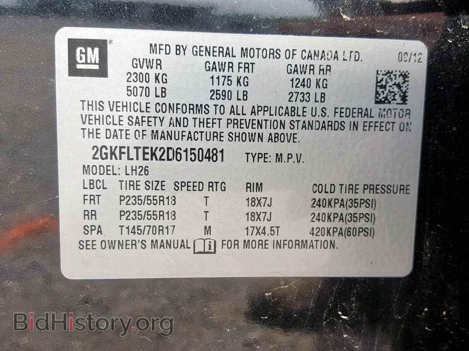 2013 GMC TERRAIN SL - VIN: 2GKFLTEK2D6150481 - Photo 10