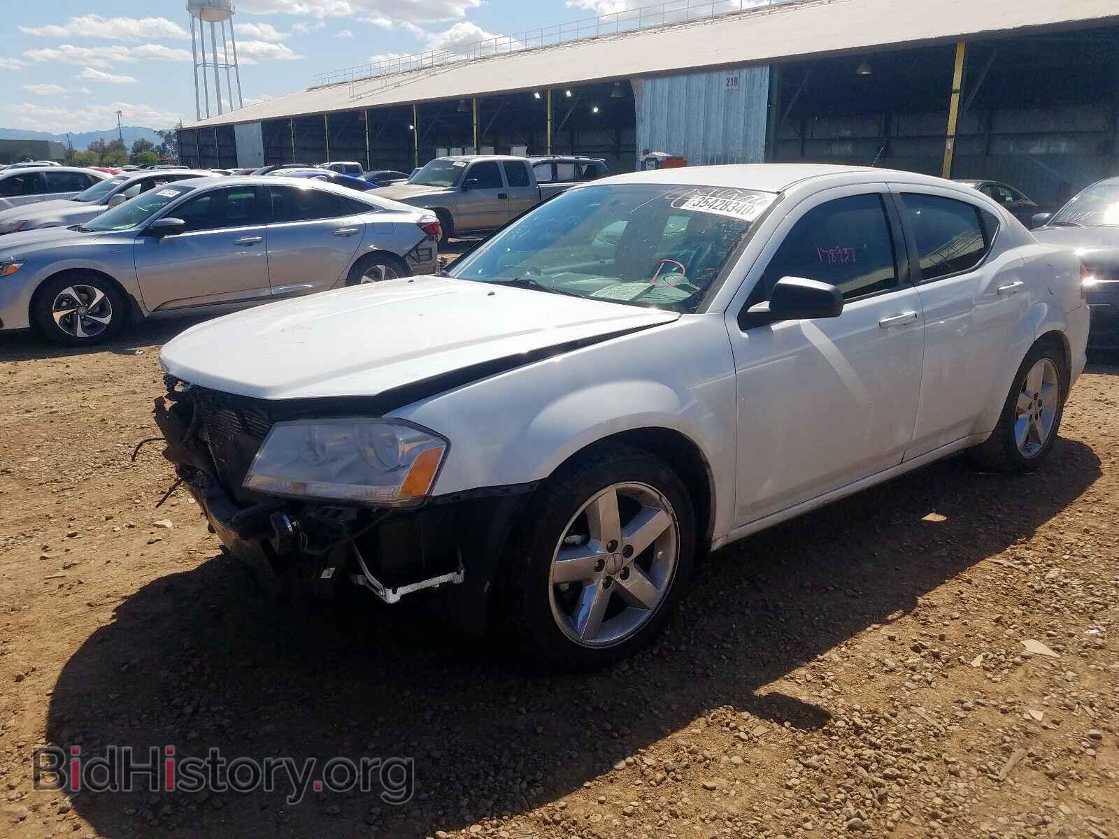2013 DODGE AVENGER - VIN: 1C3CDZAB3DN621641 - Фото 2